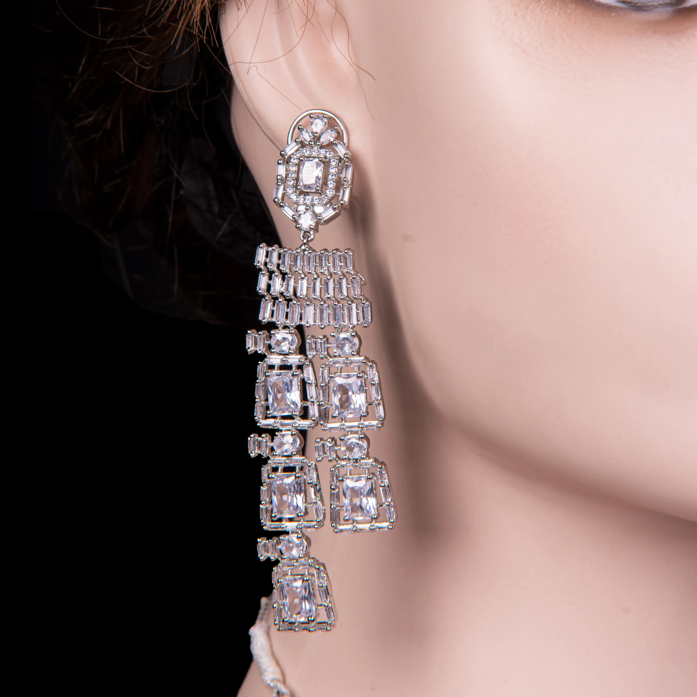 Bridal cubic zirconia necklace Set