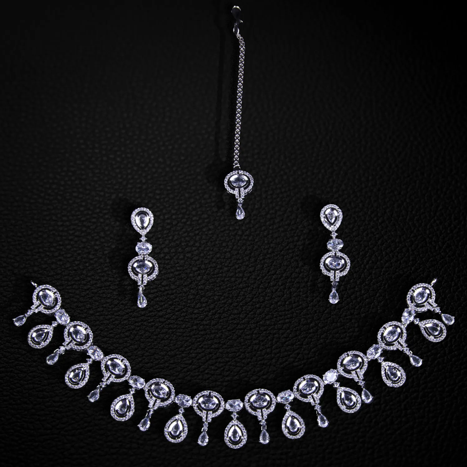 Cubic Zirconia Necklace Set