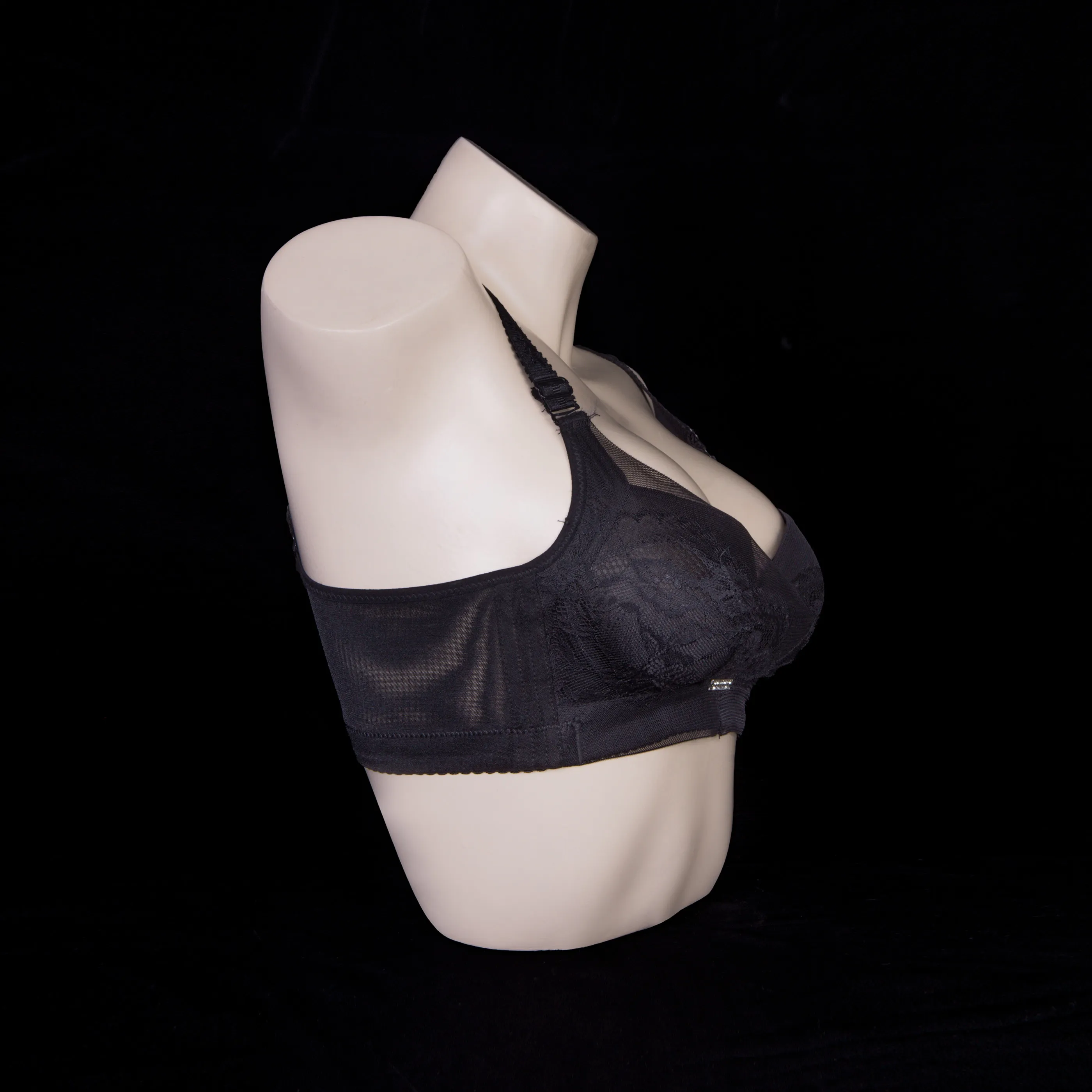 Full Cup Padded Net Bra 8