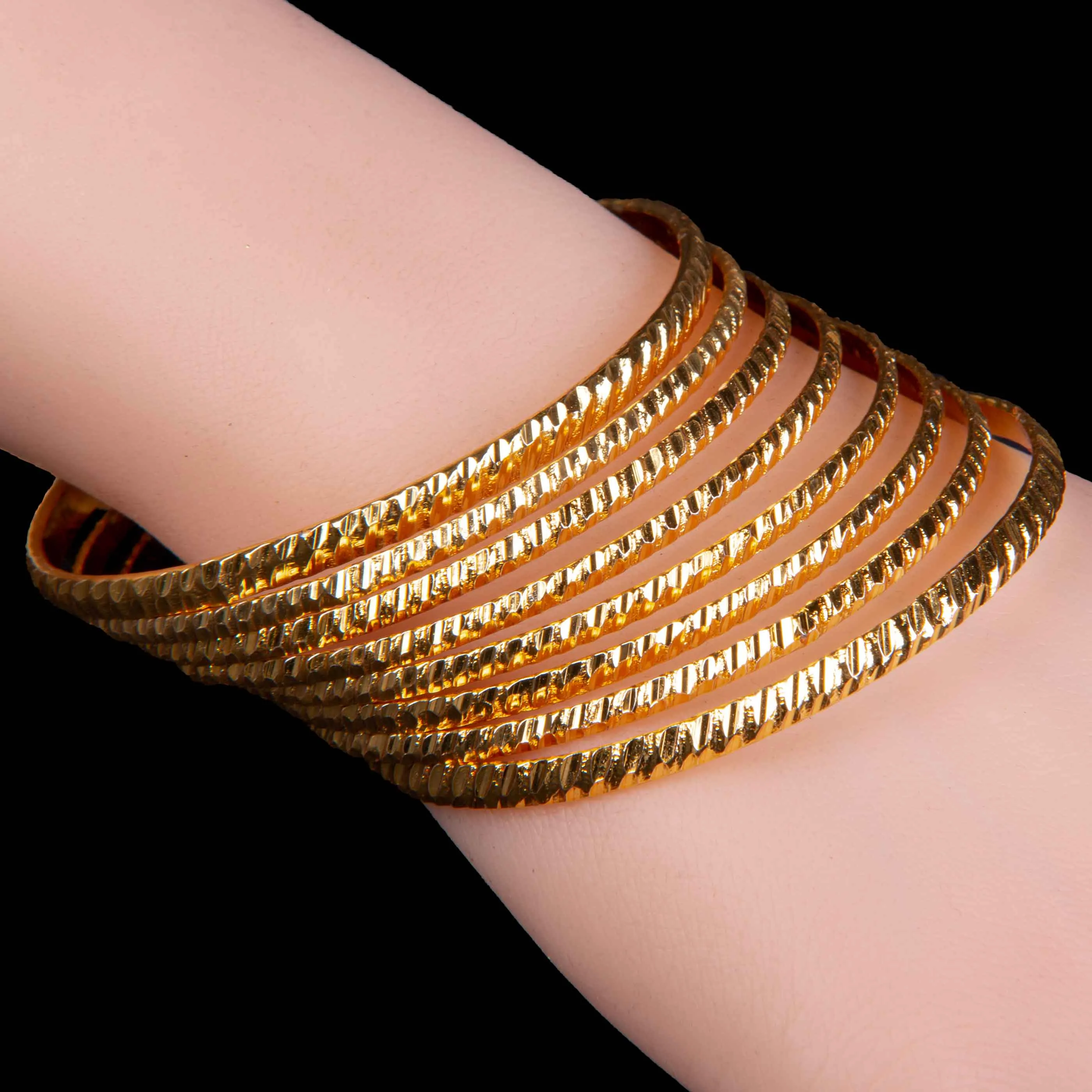 Sterling Silver Thin Bangles Set