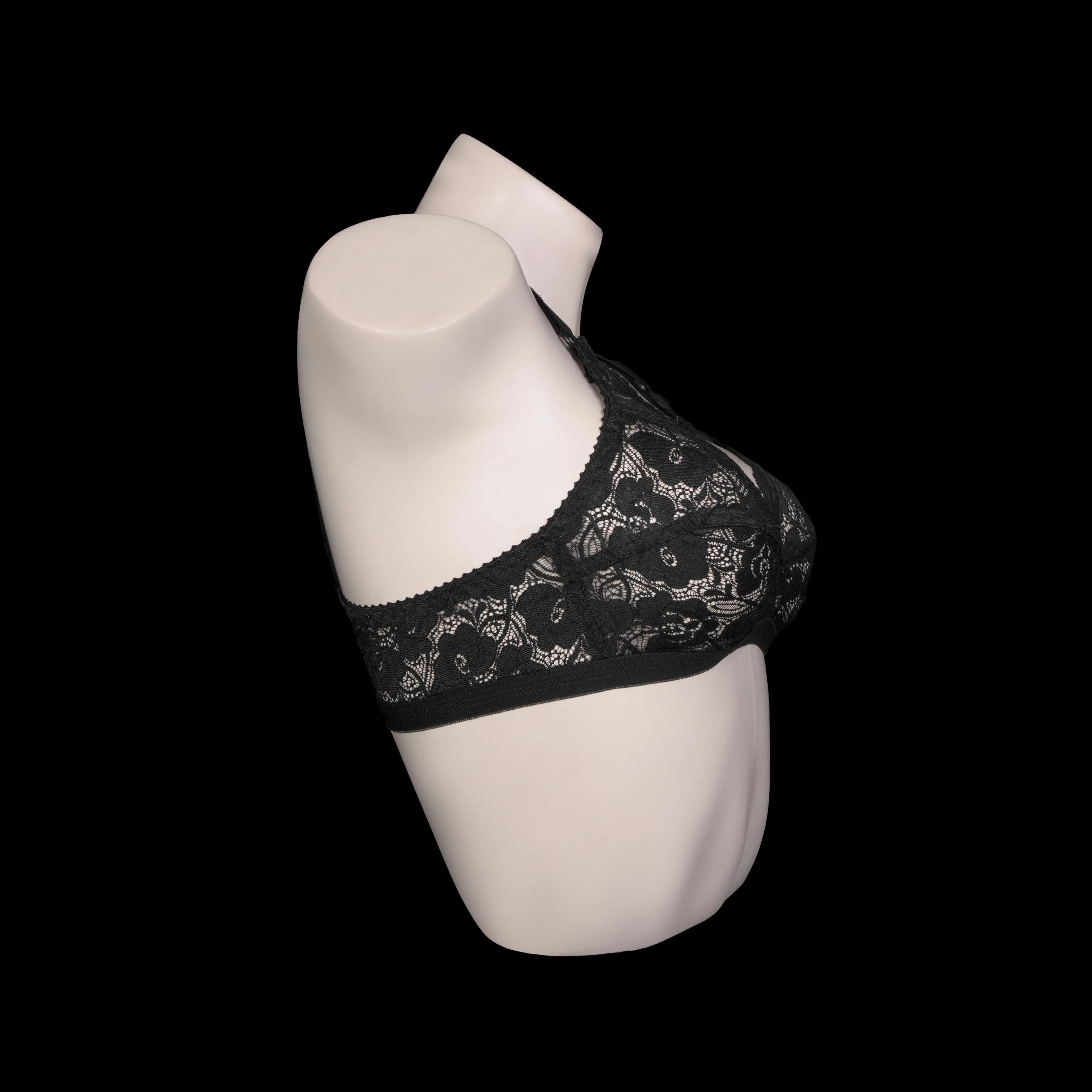 Transparent Net Over Bra