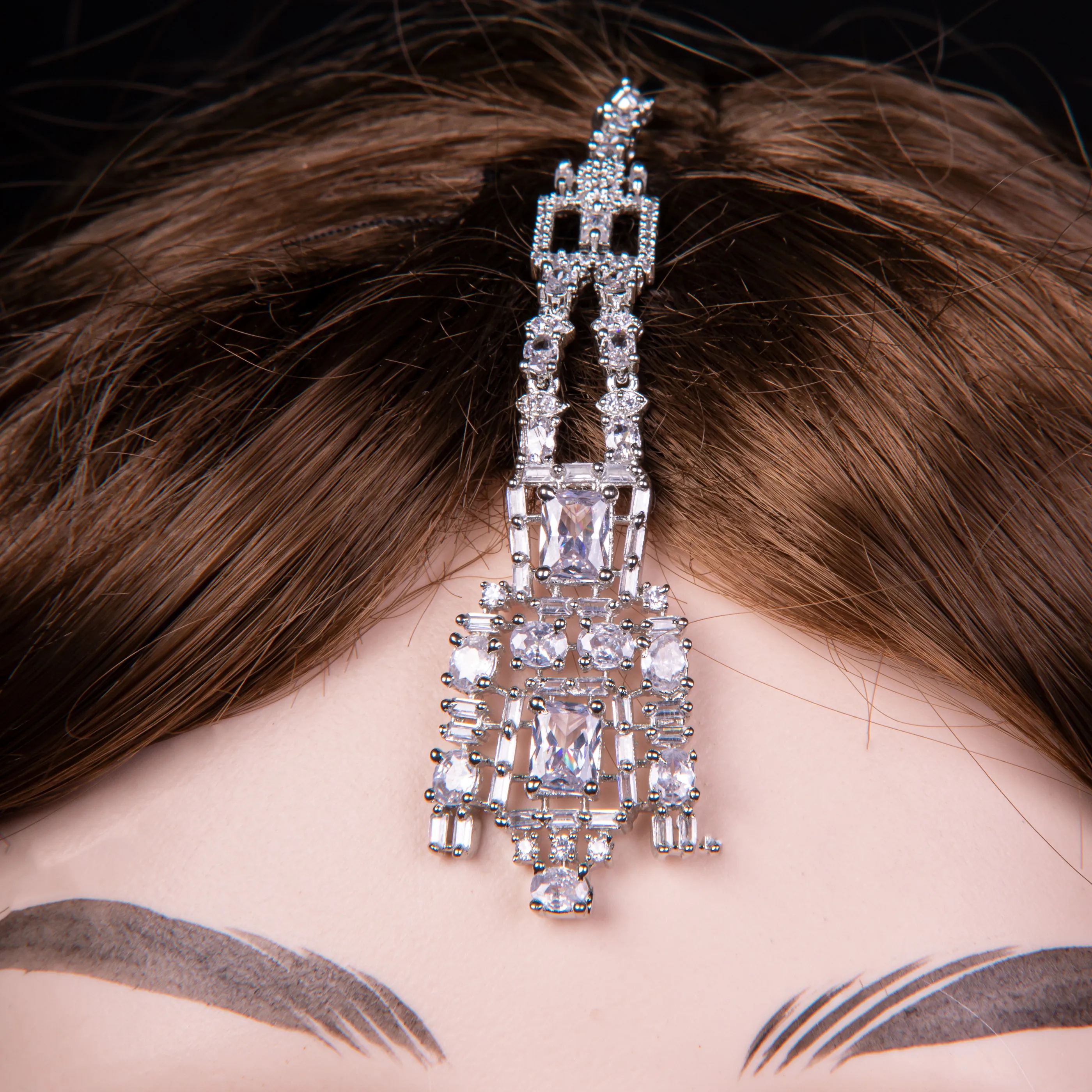 Bridal cubic zirconia necklace Set