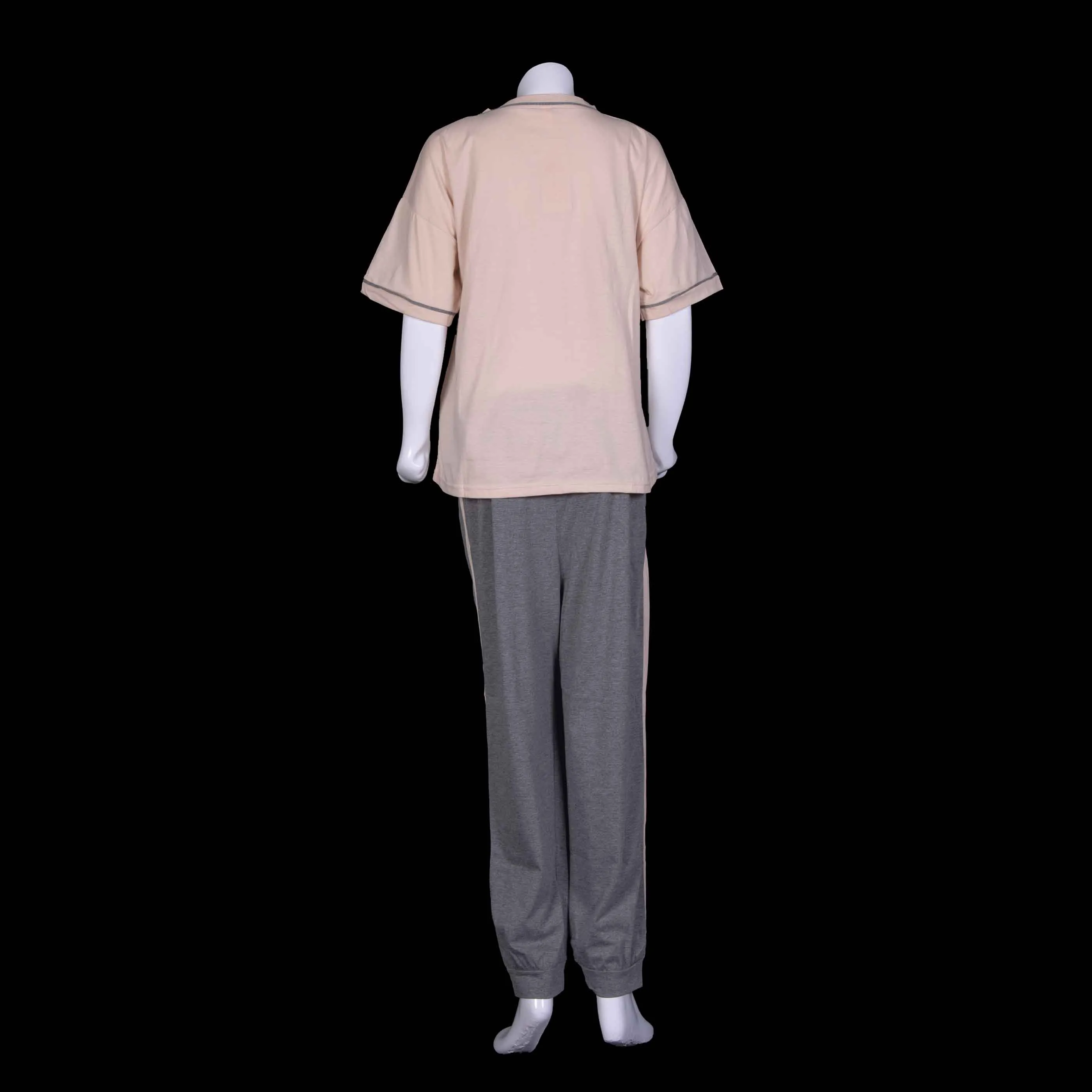 Sleeve Loose Casual Women Pajama Set