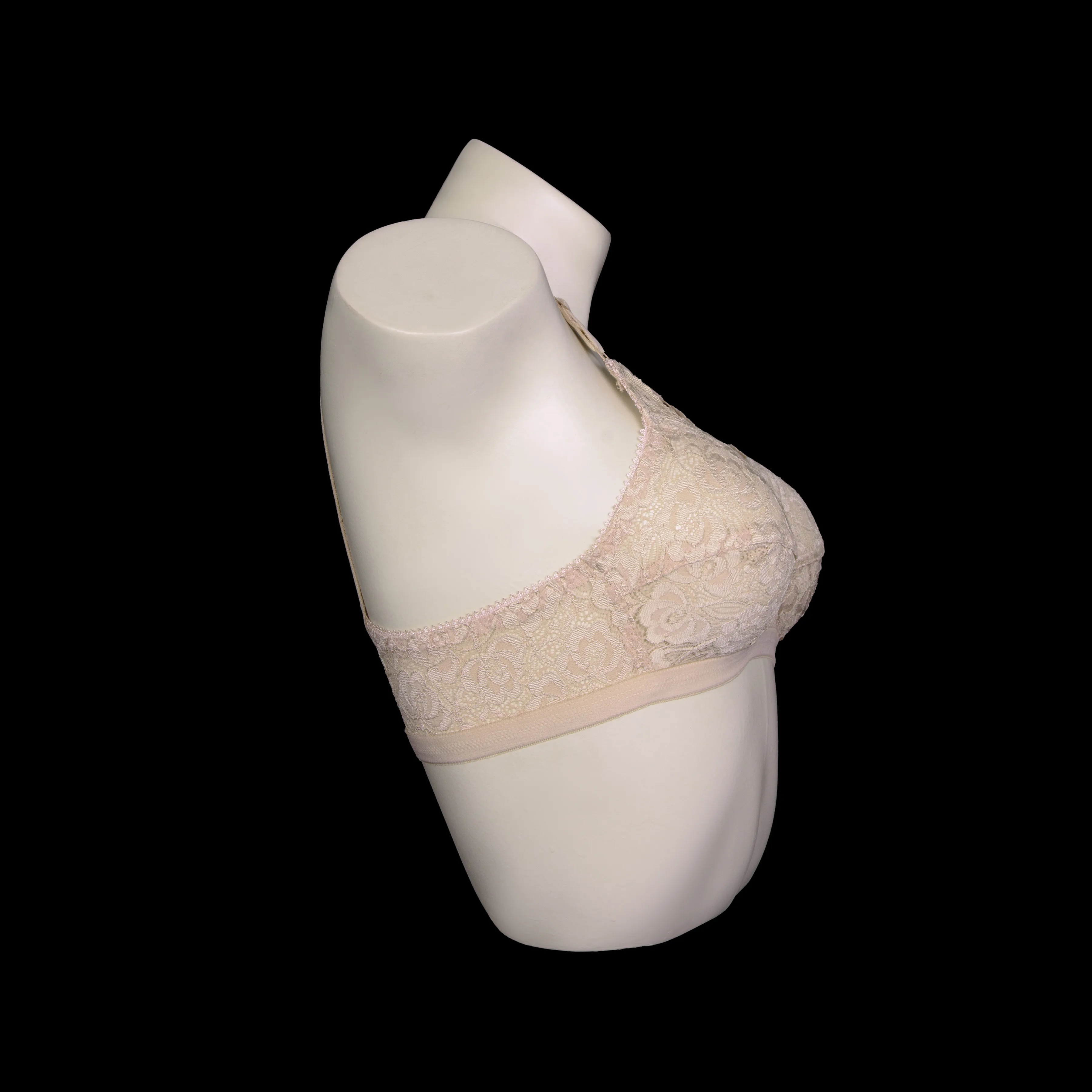 Transparent Net Over Bra