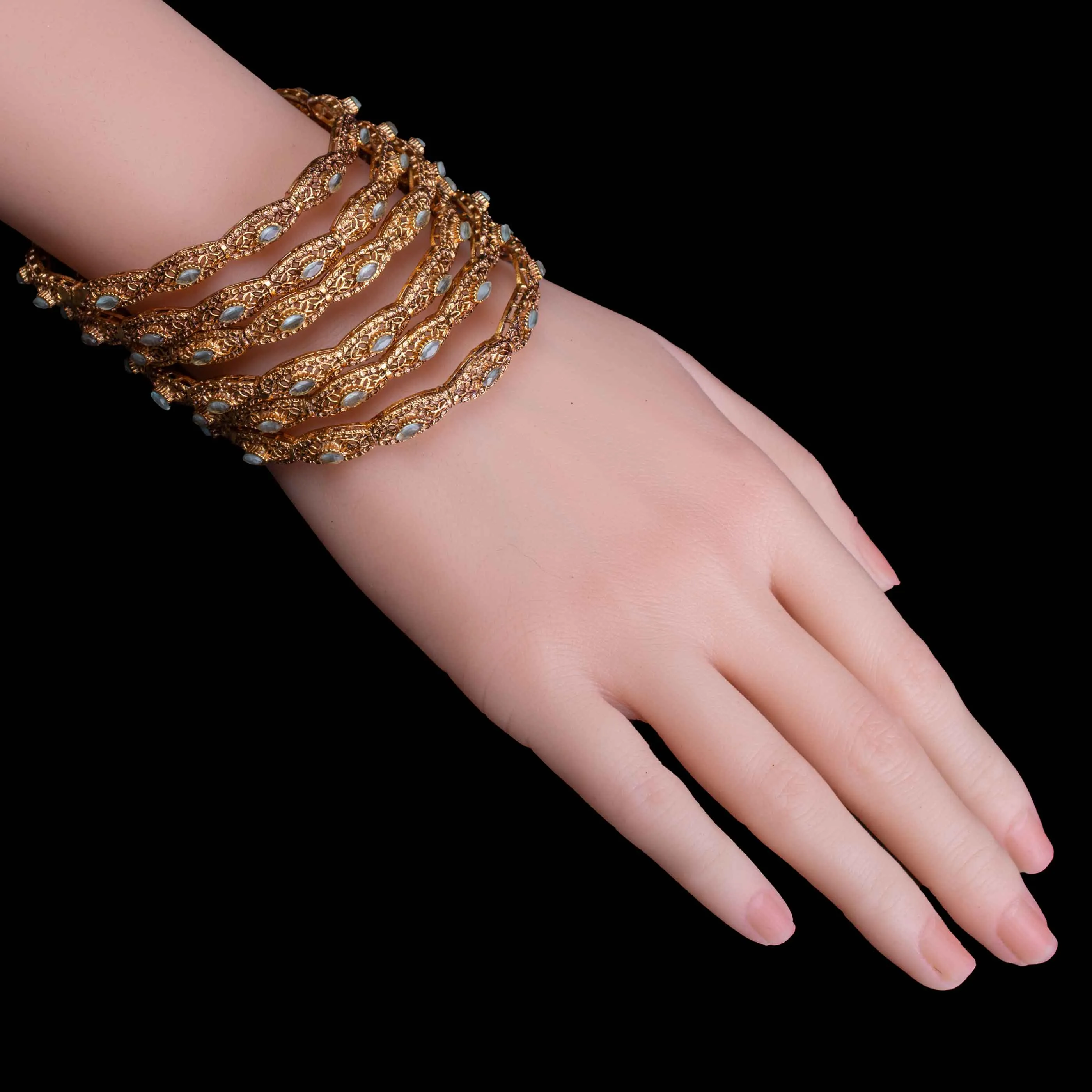 6 Pcs Bridal Bangle Set