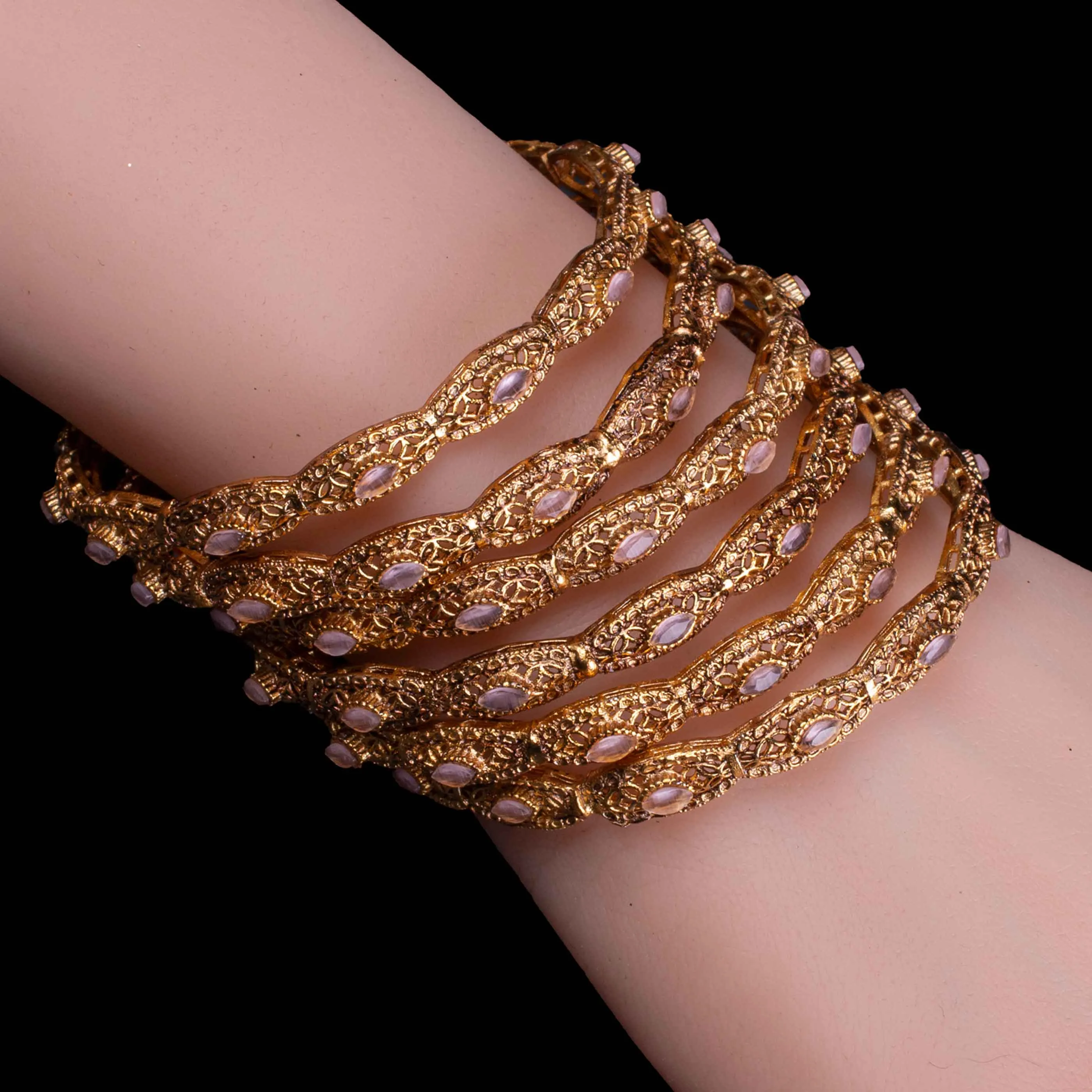 6 Pcs Bridal Bangle Set