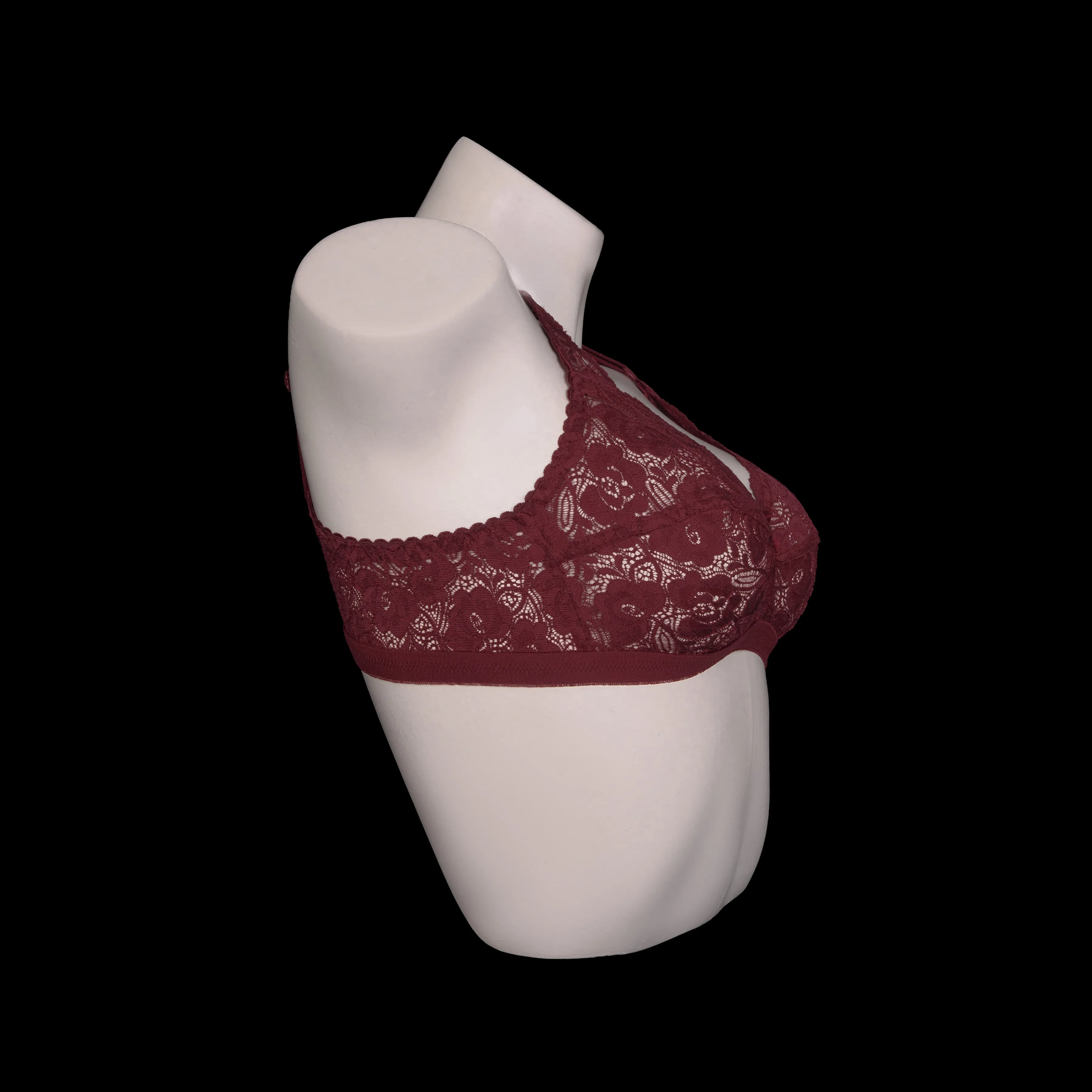 Transparent Net Over Bra