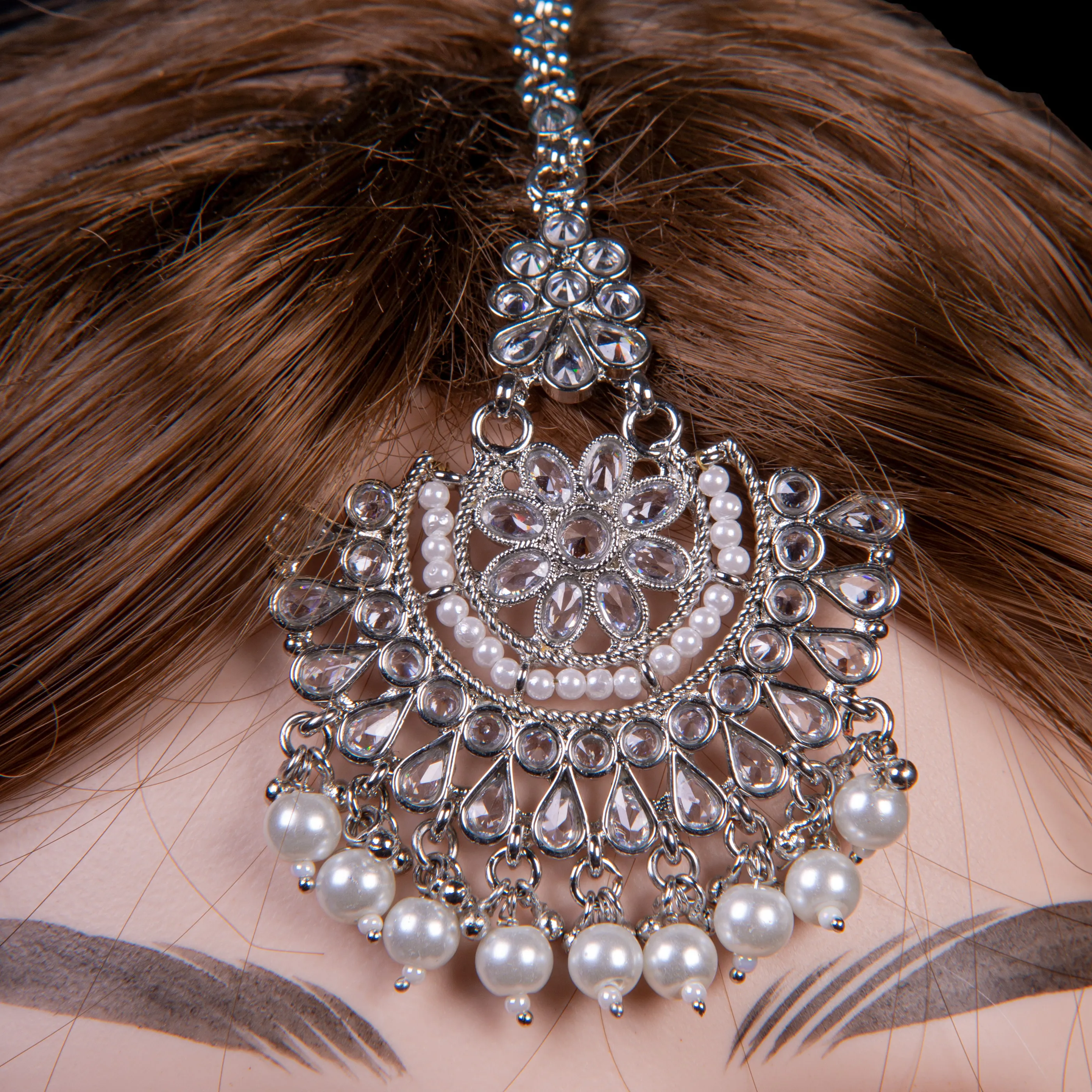 Bridal Choker Pearl Necklace Set