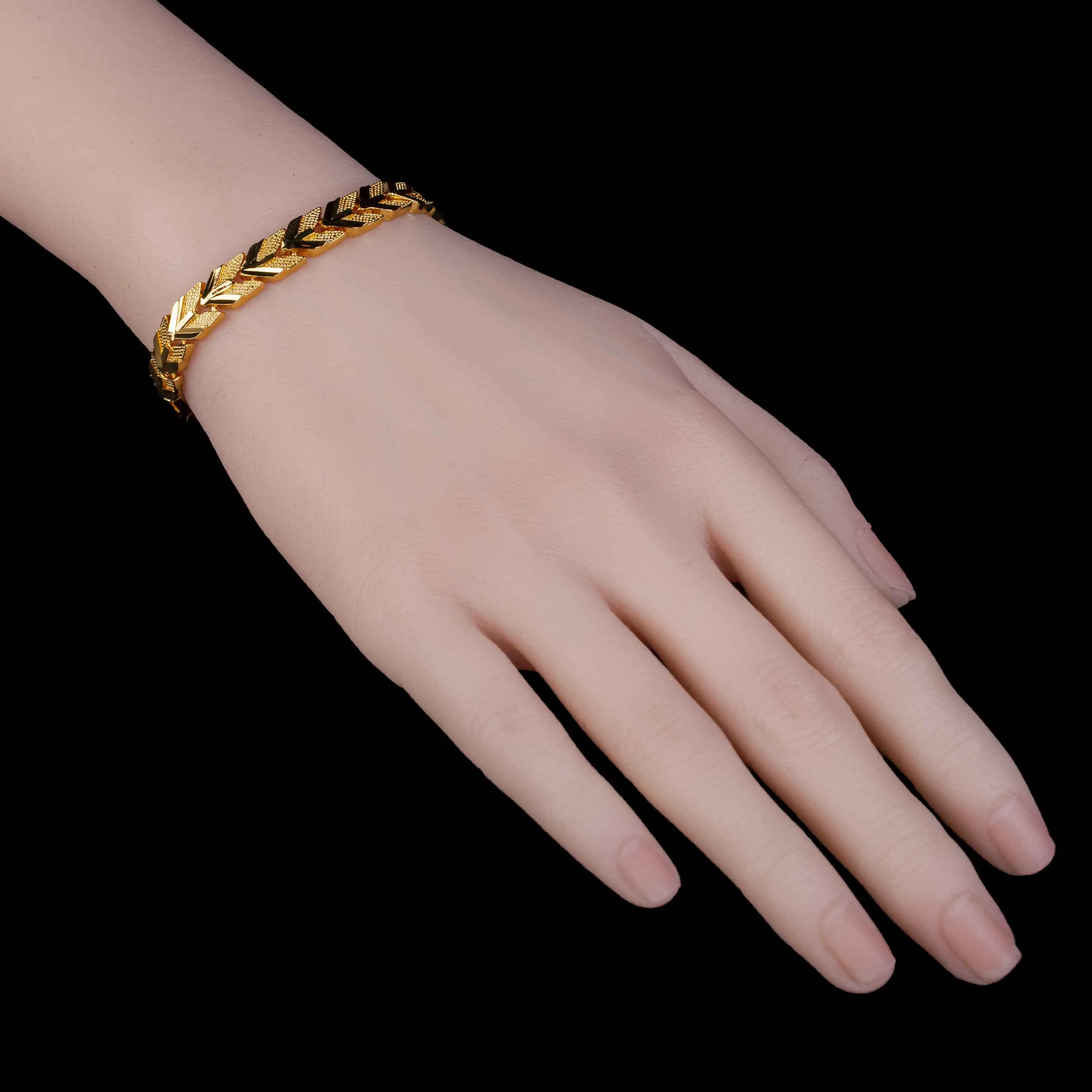 Arrow Shape Golden Bracelet