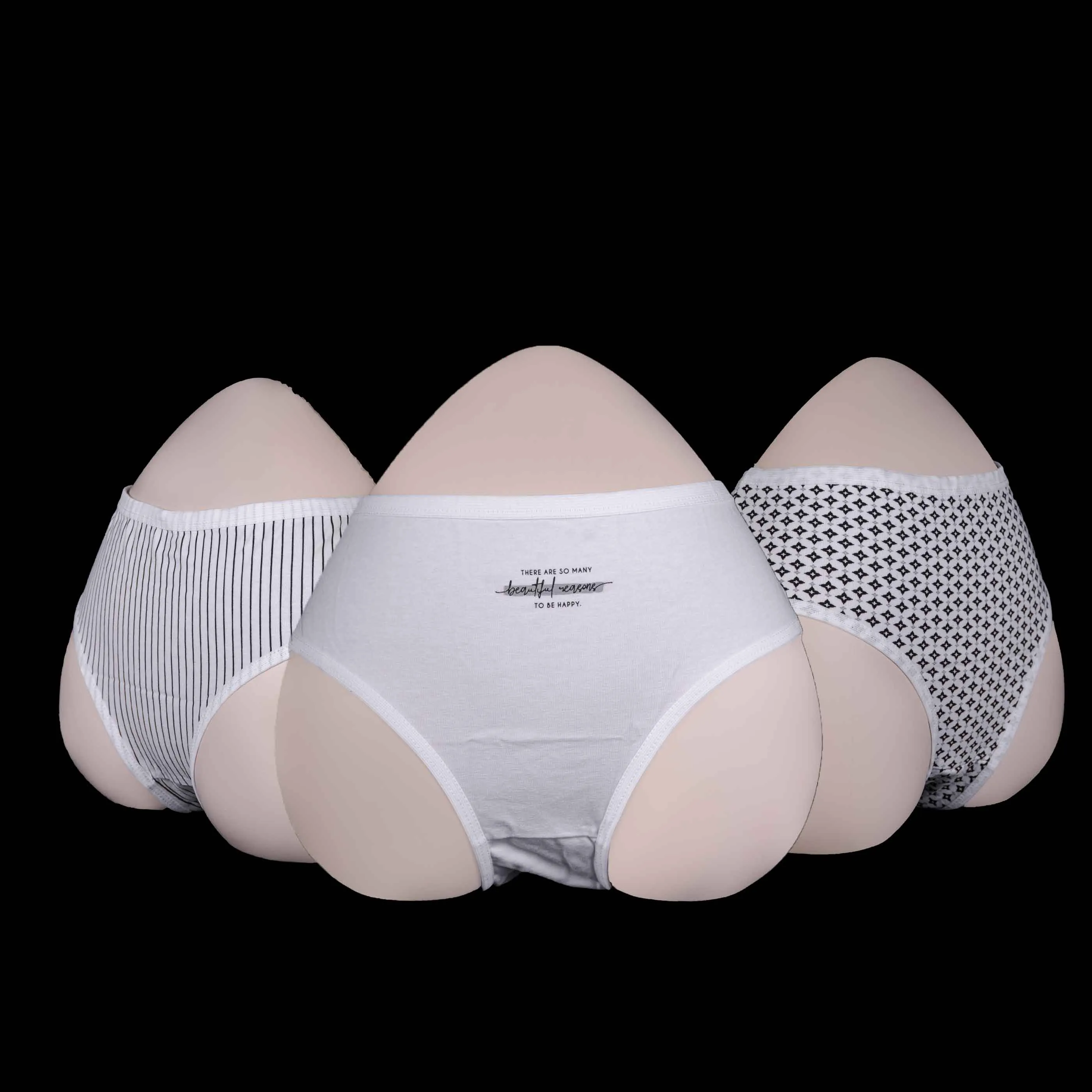 3 In 1 Cotton Underwear Panty Set