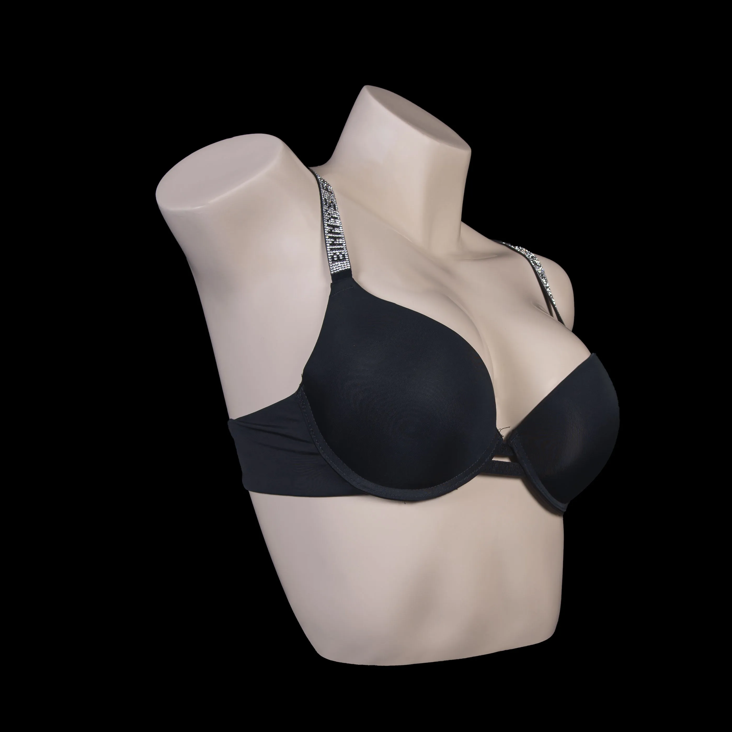 Wired Push Up Glam Strap Bra