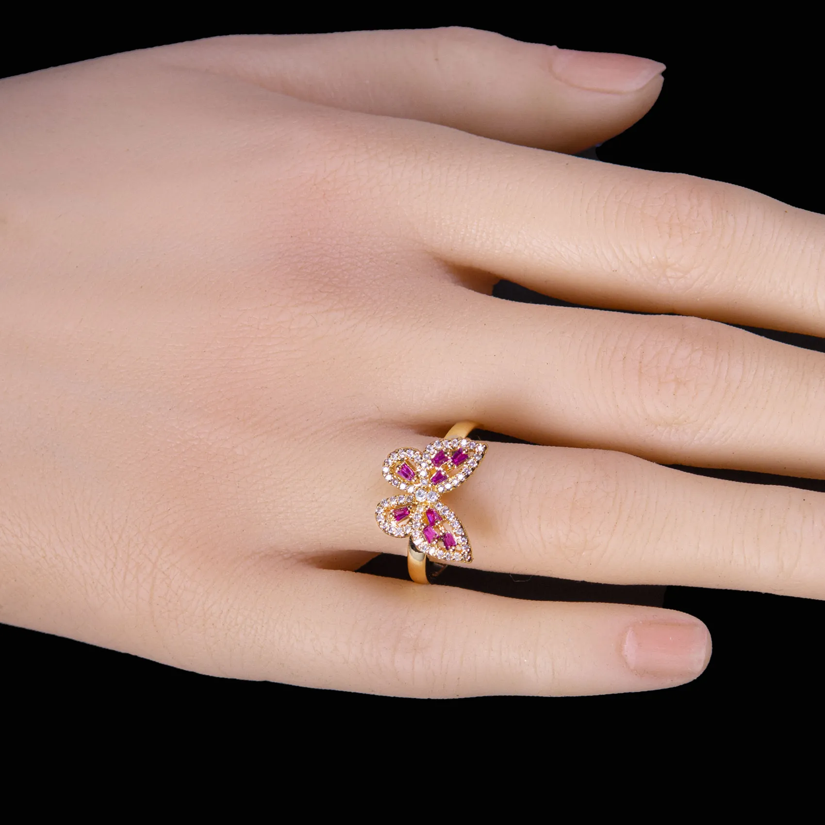 Mini Butterfly Golden Ring