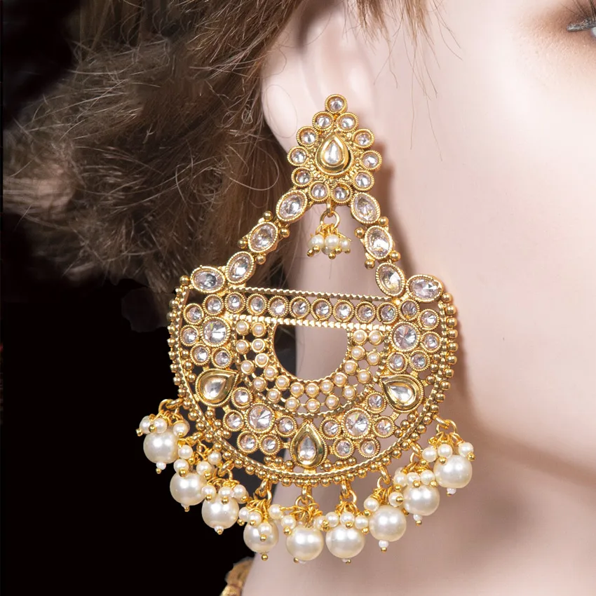 Gold Pearl Layered Bridal Collar Set