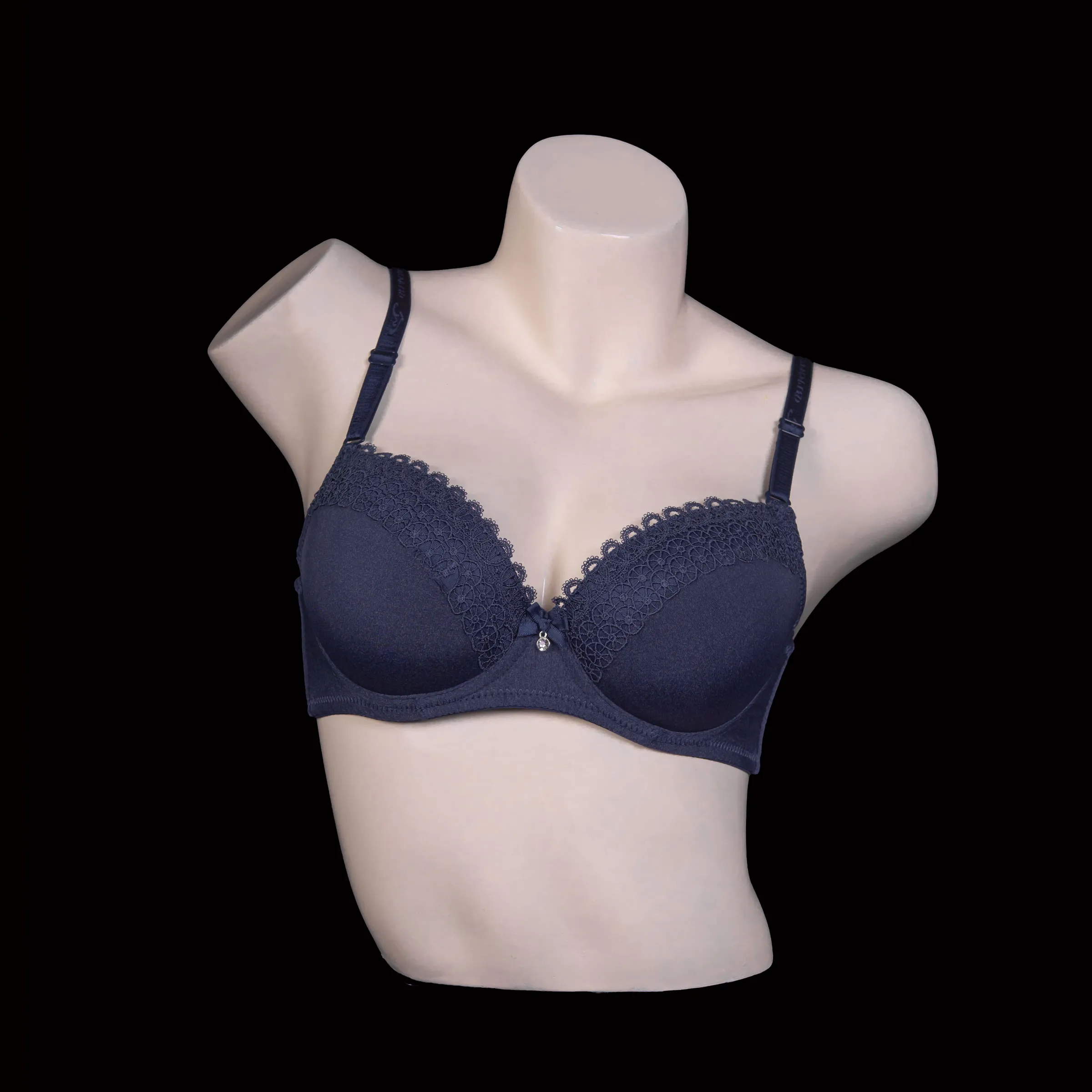 Padded Wired Floral Lace Cups Bra