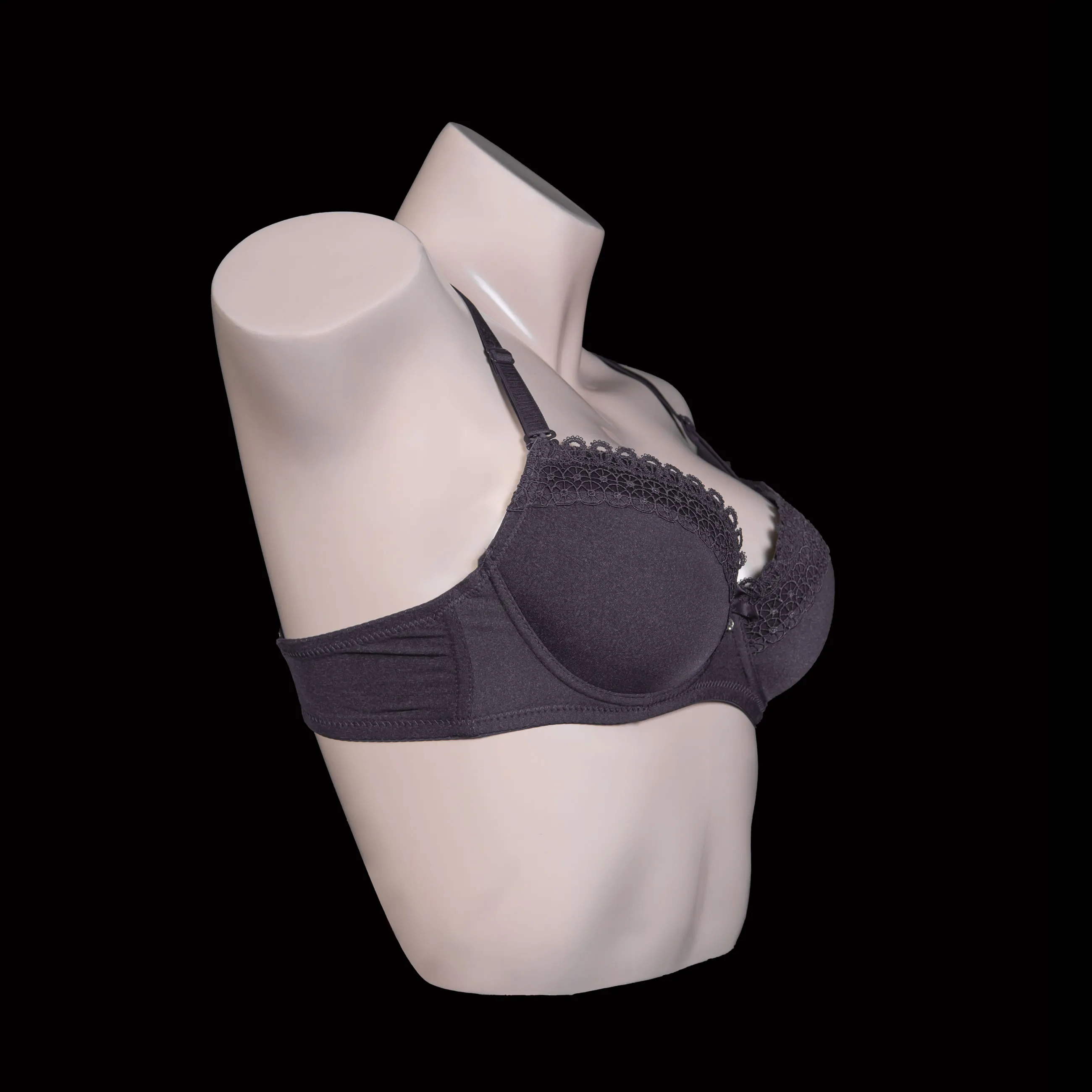 Padded Wired Floral Lace Cups Bra