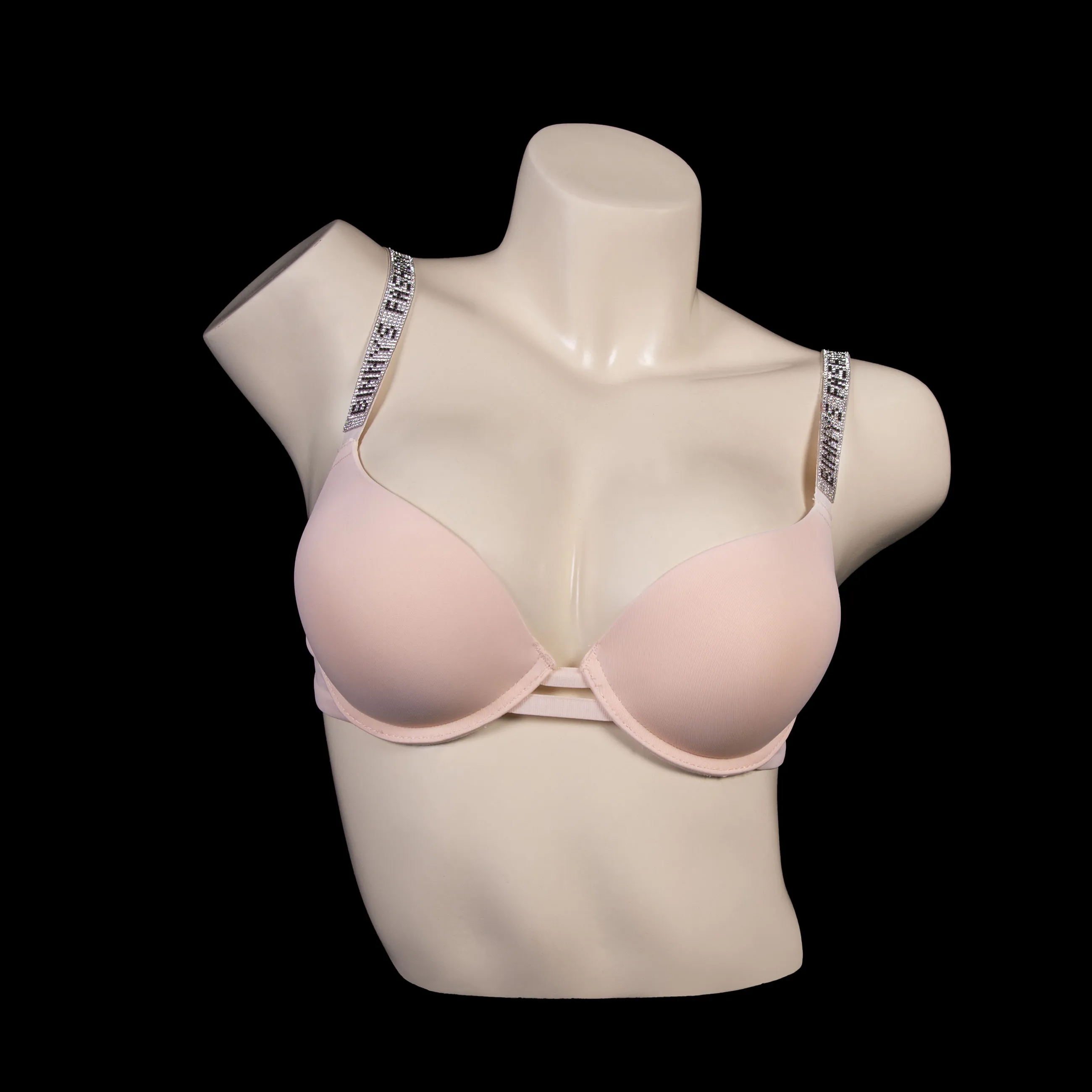 Wired Push Up Glam Strap Bra
