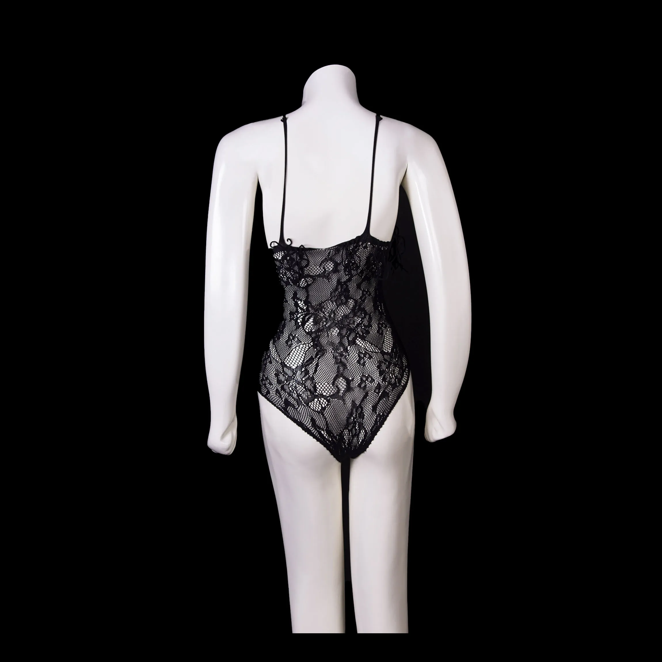 Black Lace Halter Lingerie