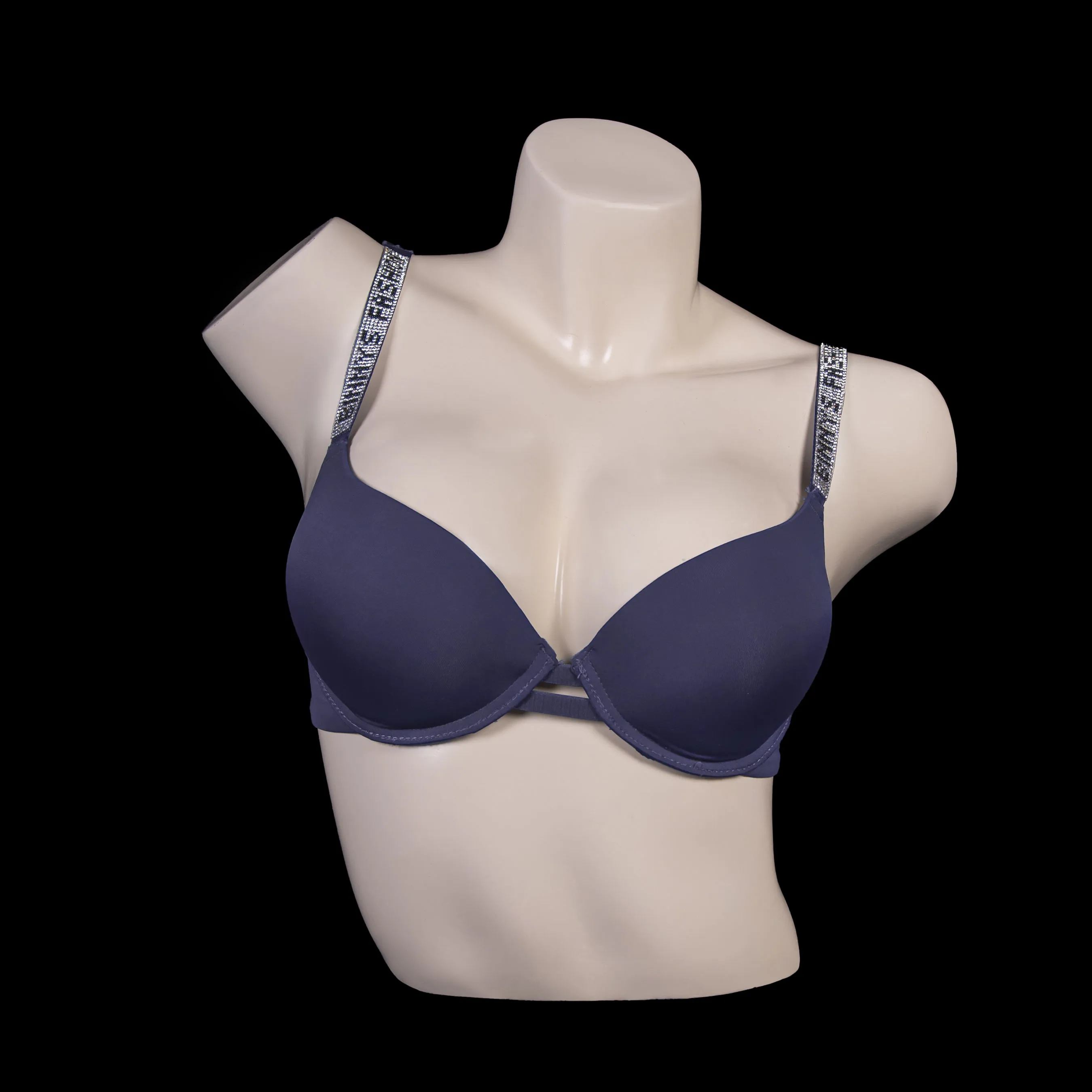 Wired Push Up Glam Strap Bra