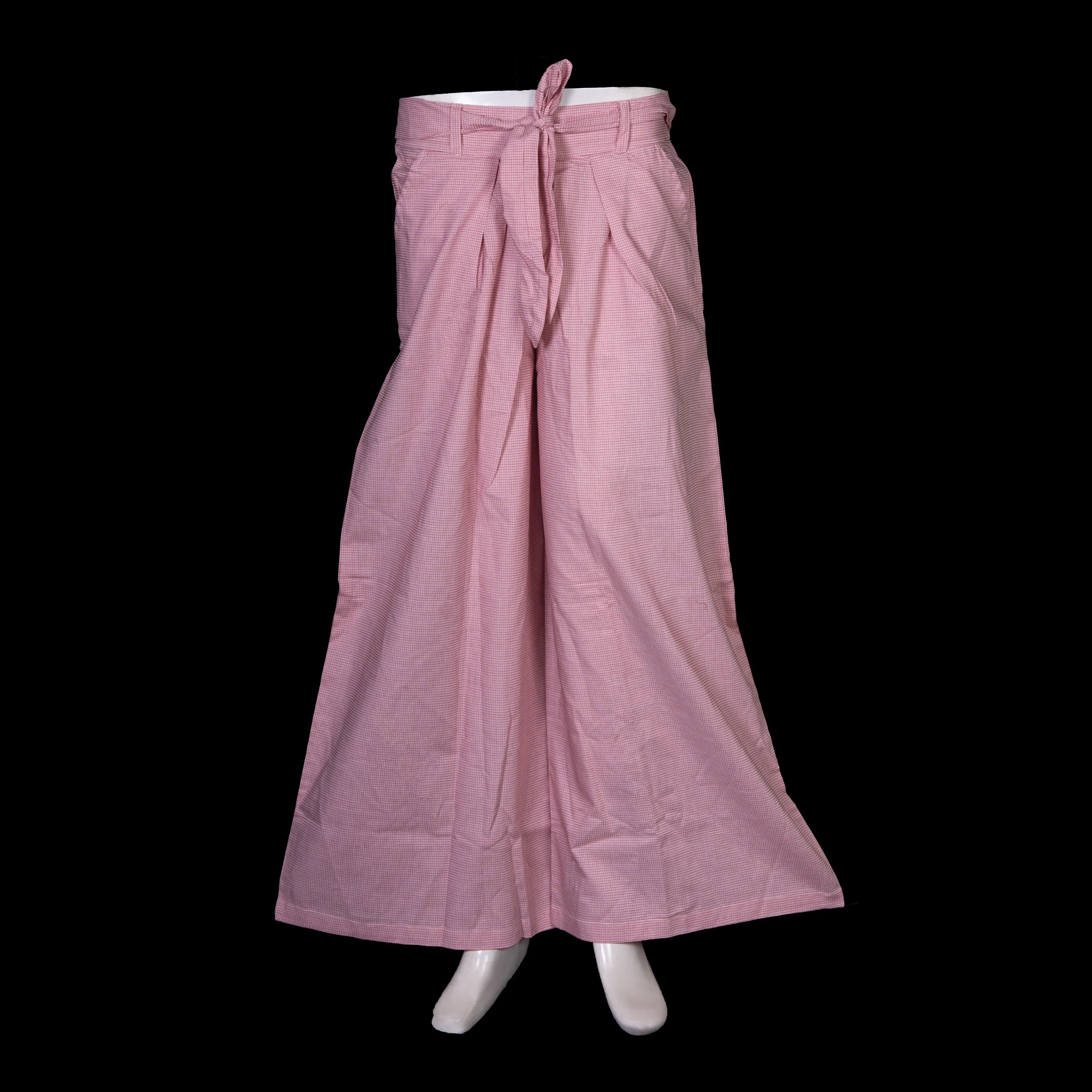 Wide Leg Trouser With Belt