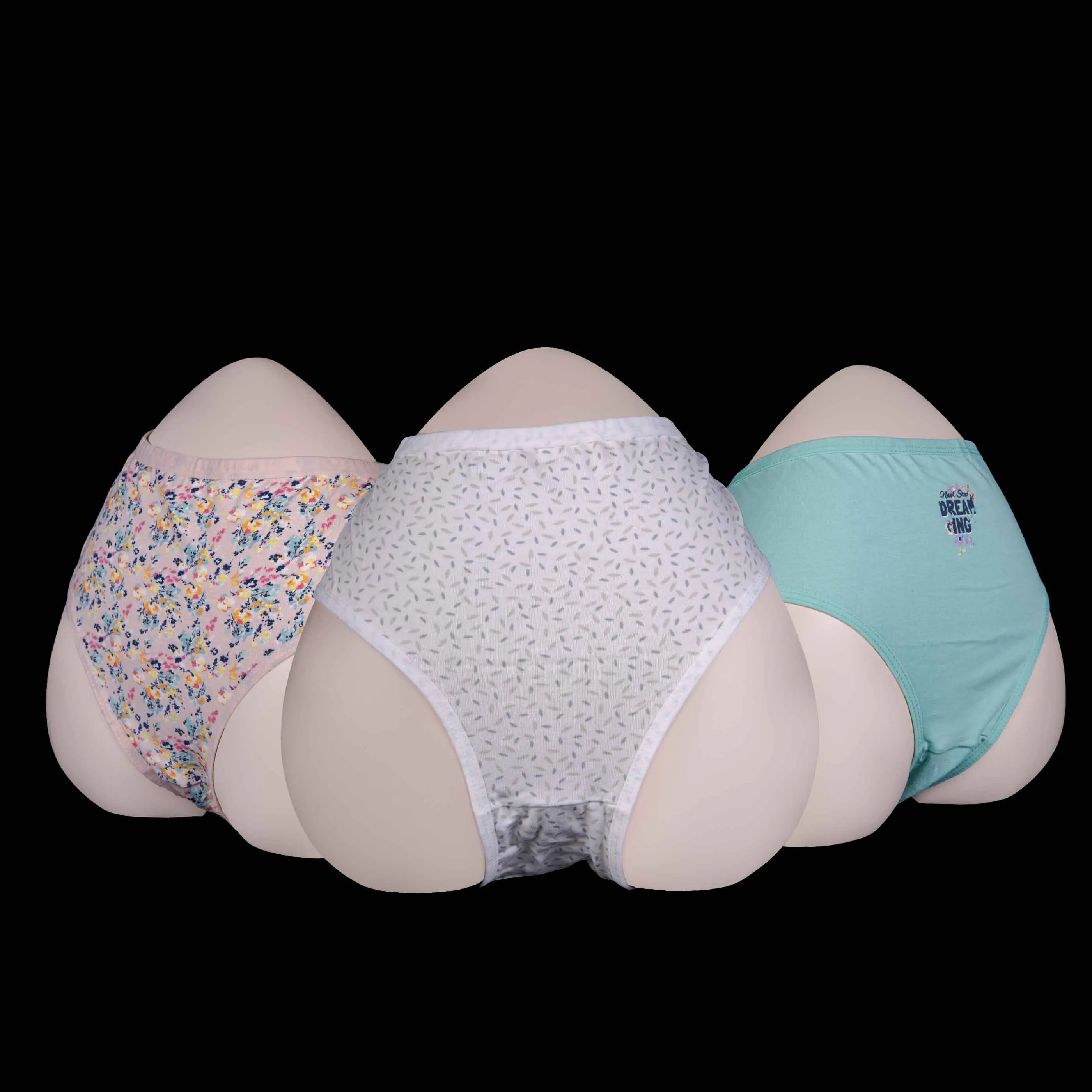 3 In 1 Girls Underwear Soft Panty Set