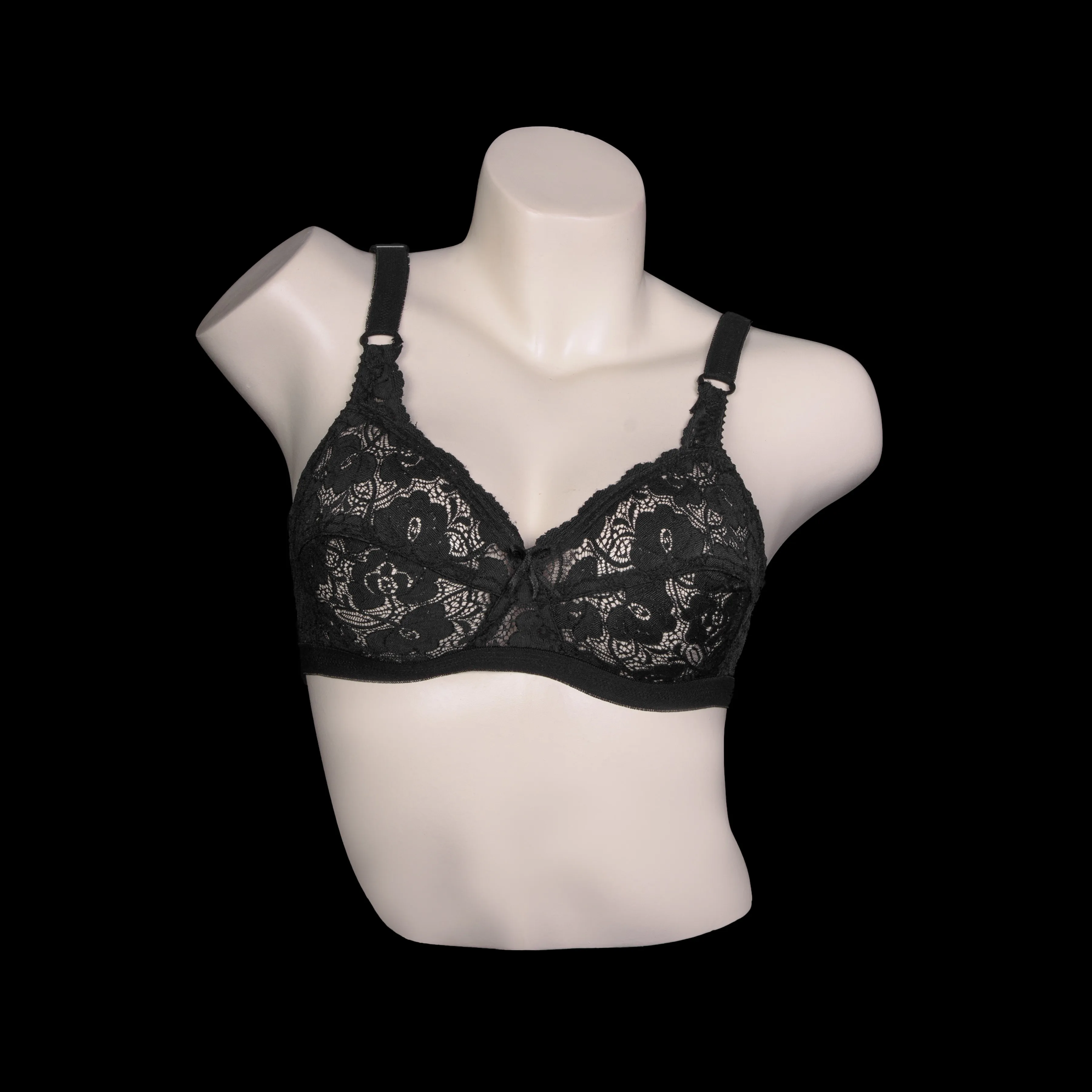 Transparent Net Over Bra