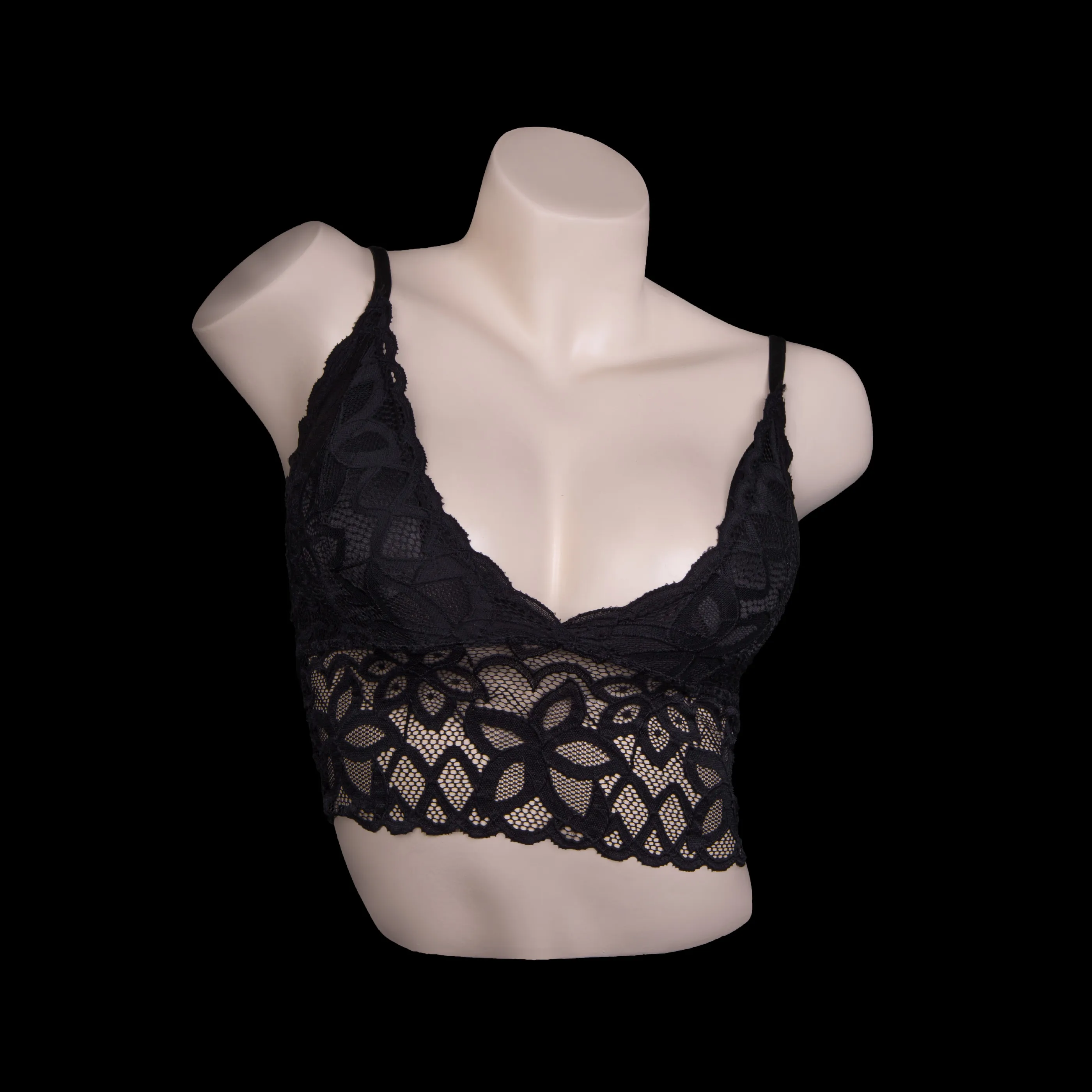 Lounge Lace Bralette Crop Top Bra