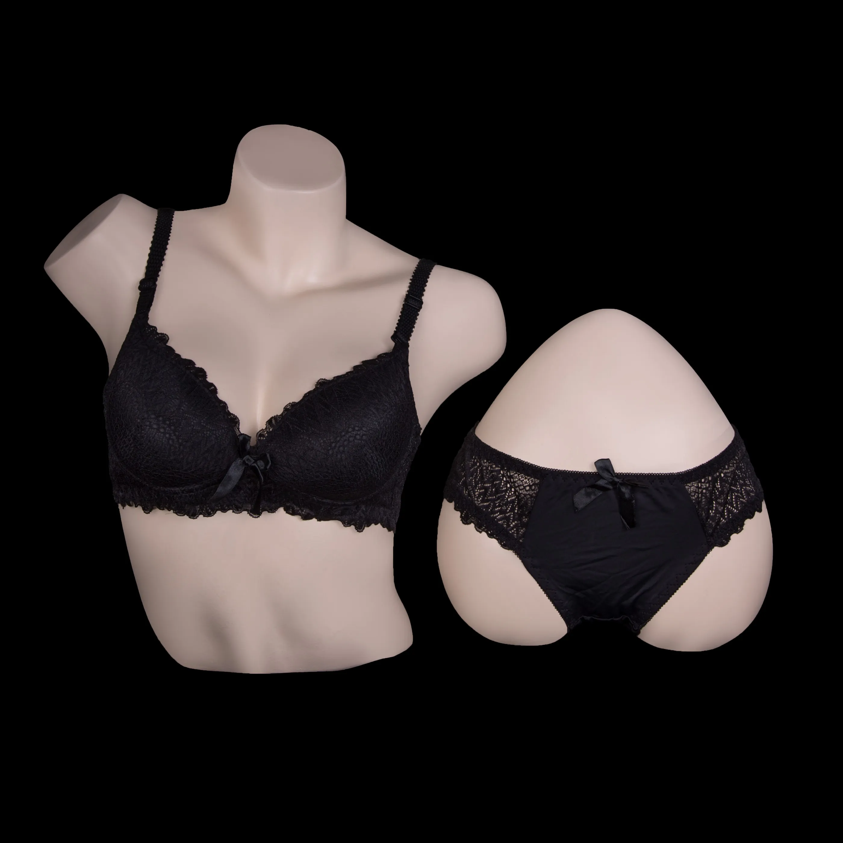 Full coverage padded bra set for girls