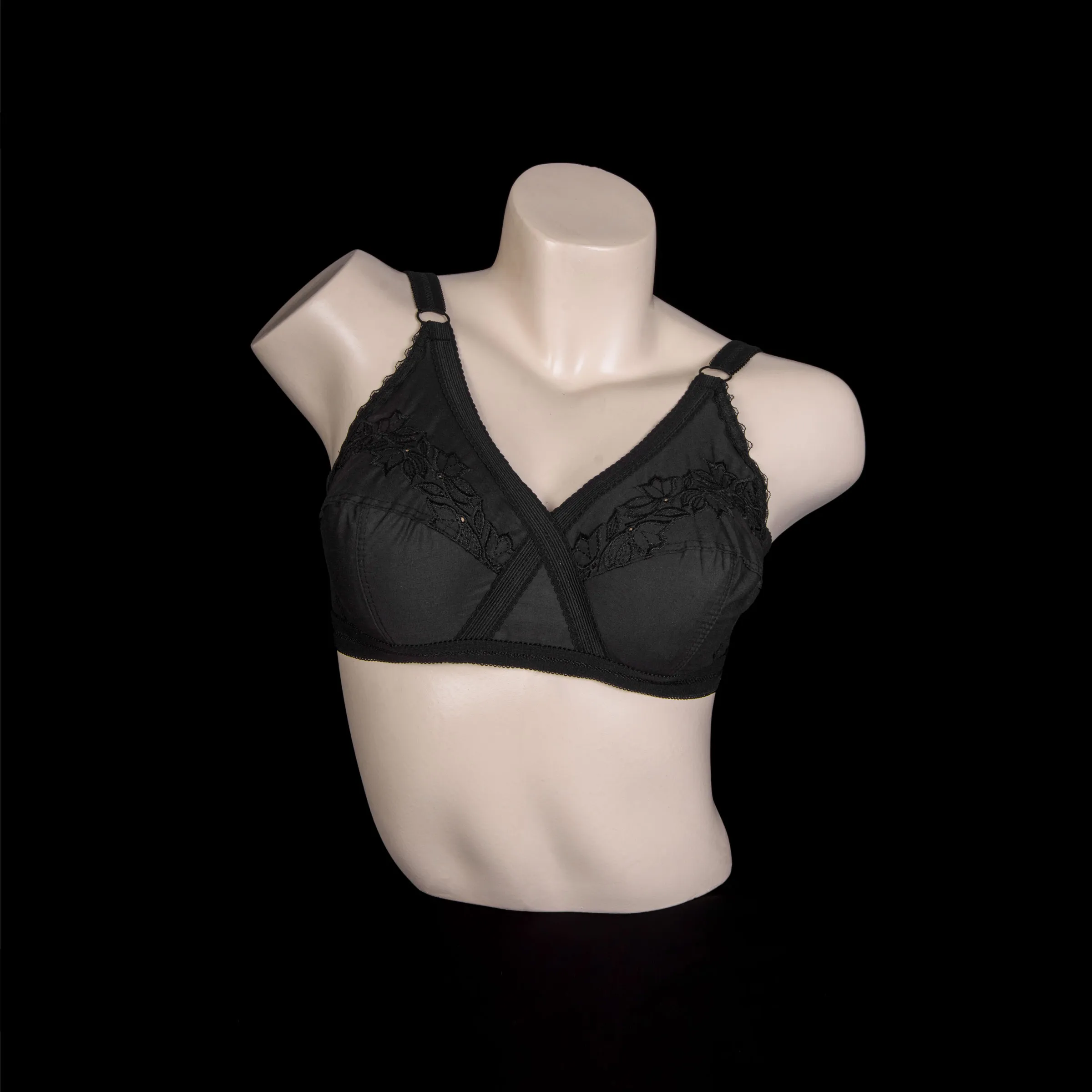Flourish Cotton Cross Bra