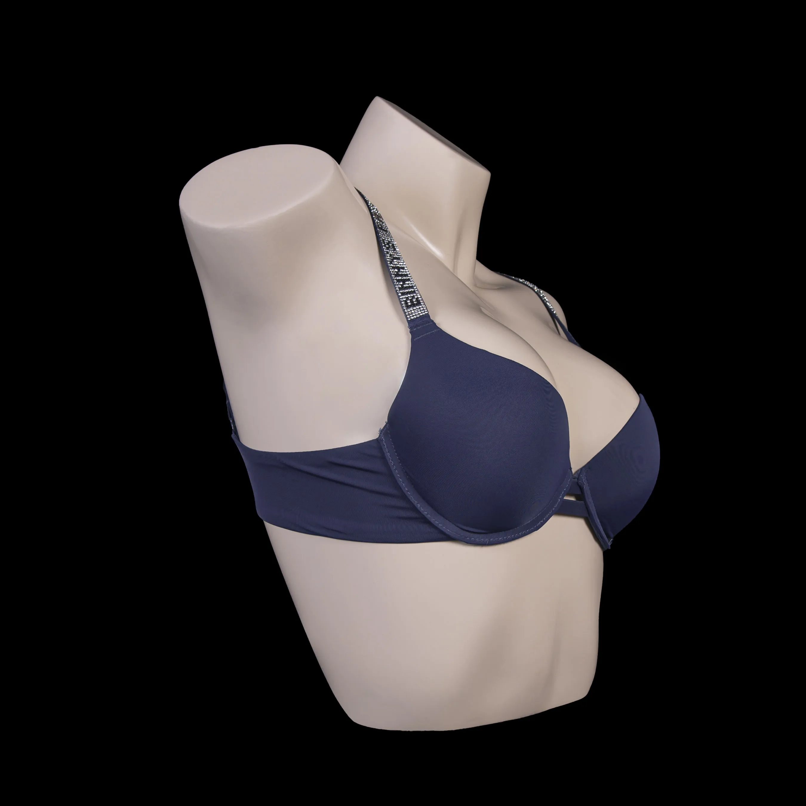 Wired Push Up Glam Strap Bra