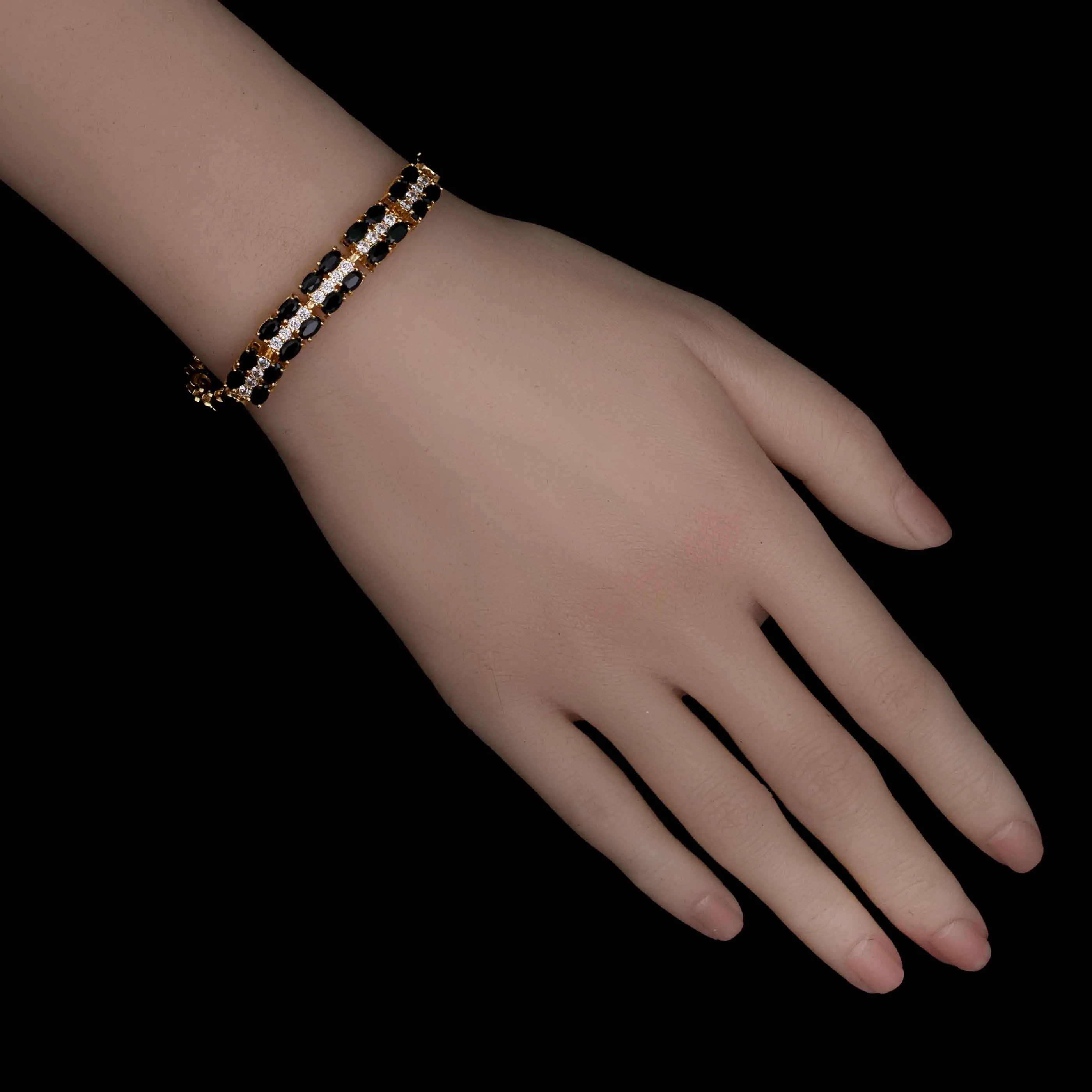 Black Sapphire Tennis Bracelet