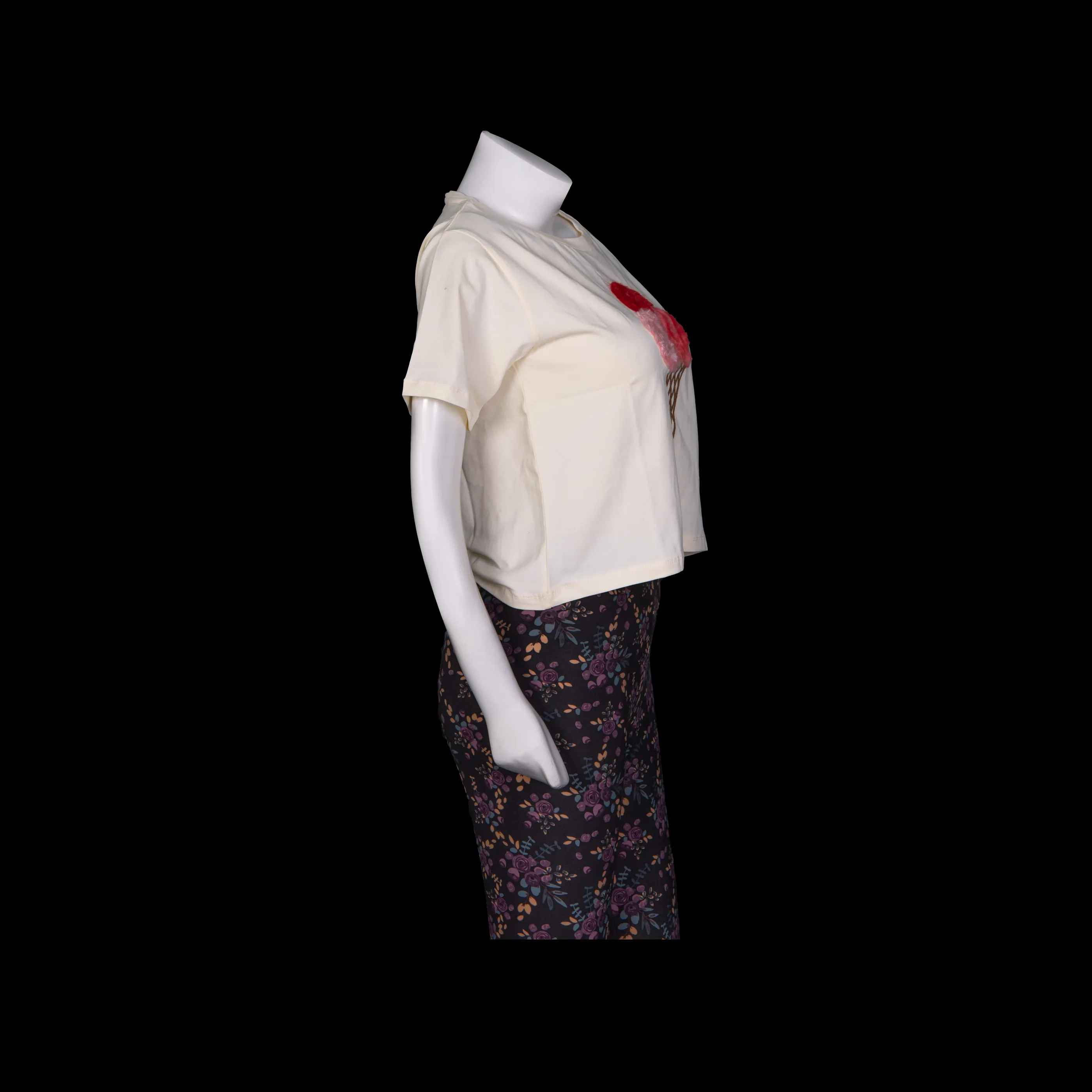 Colorful Ice Cream Crop Tops