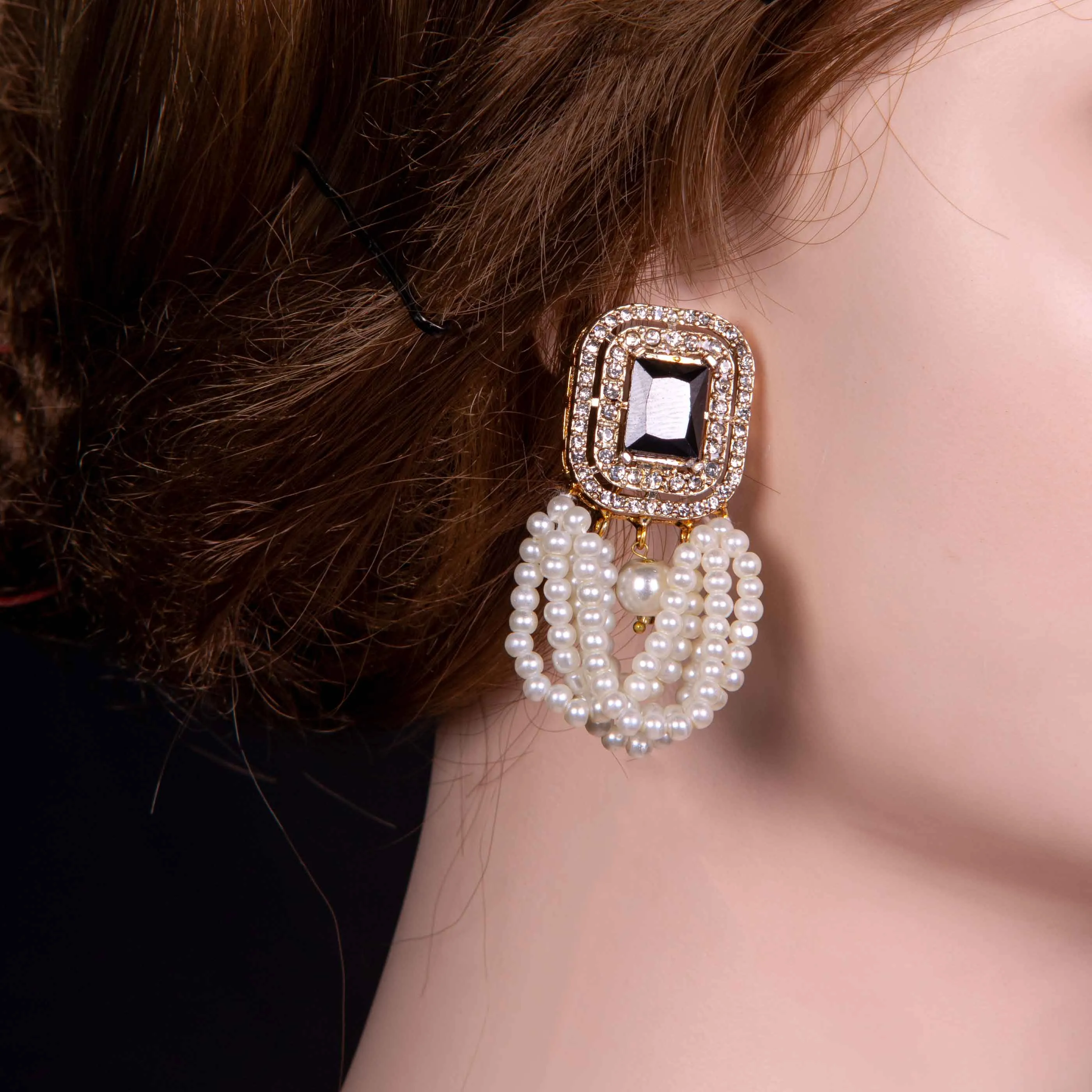 Pearl Choker Necklace Set