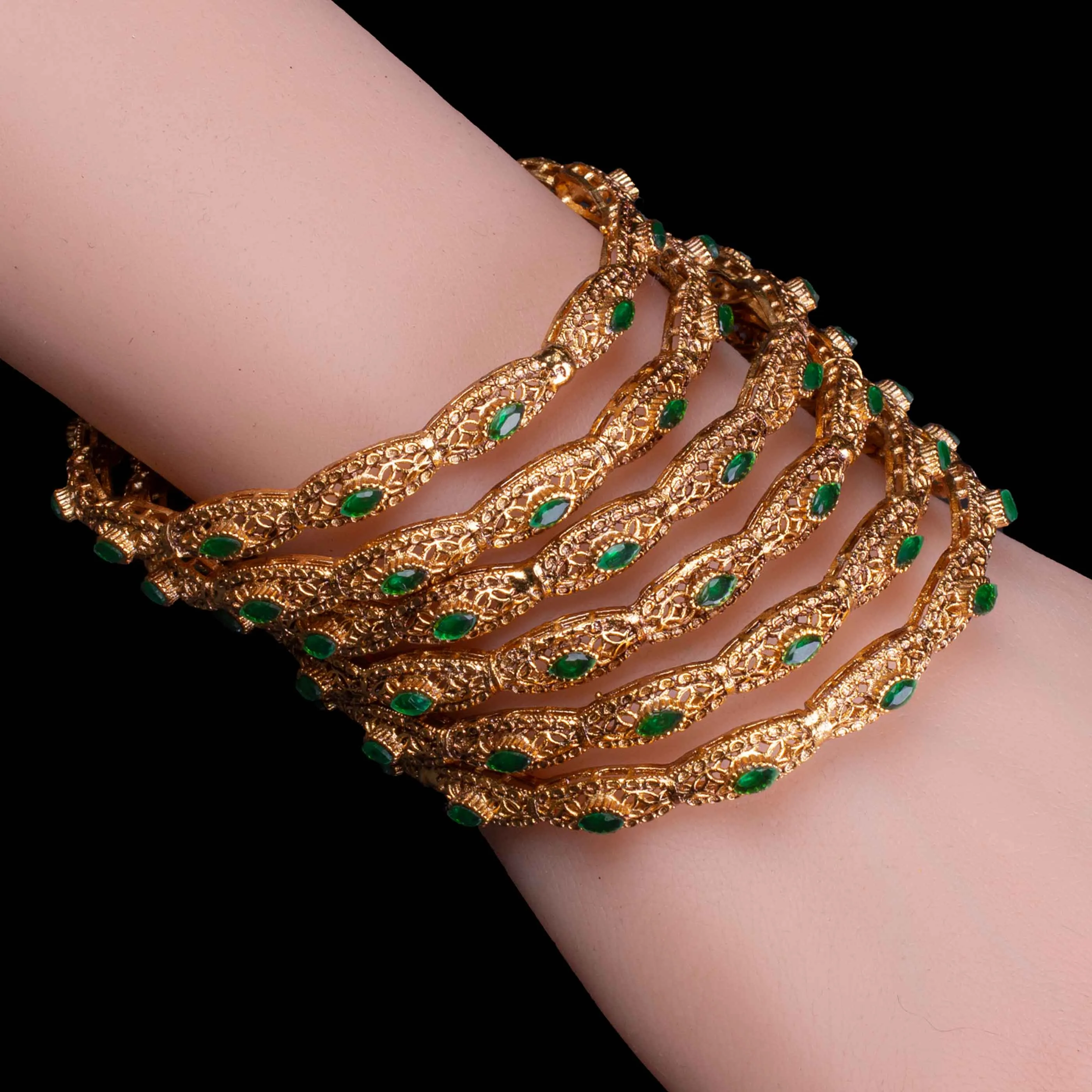 6 Pcs Bridal Bangle Set