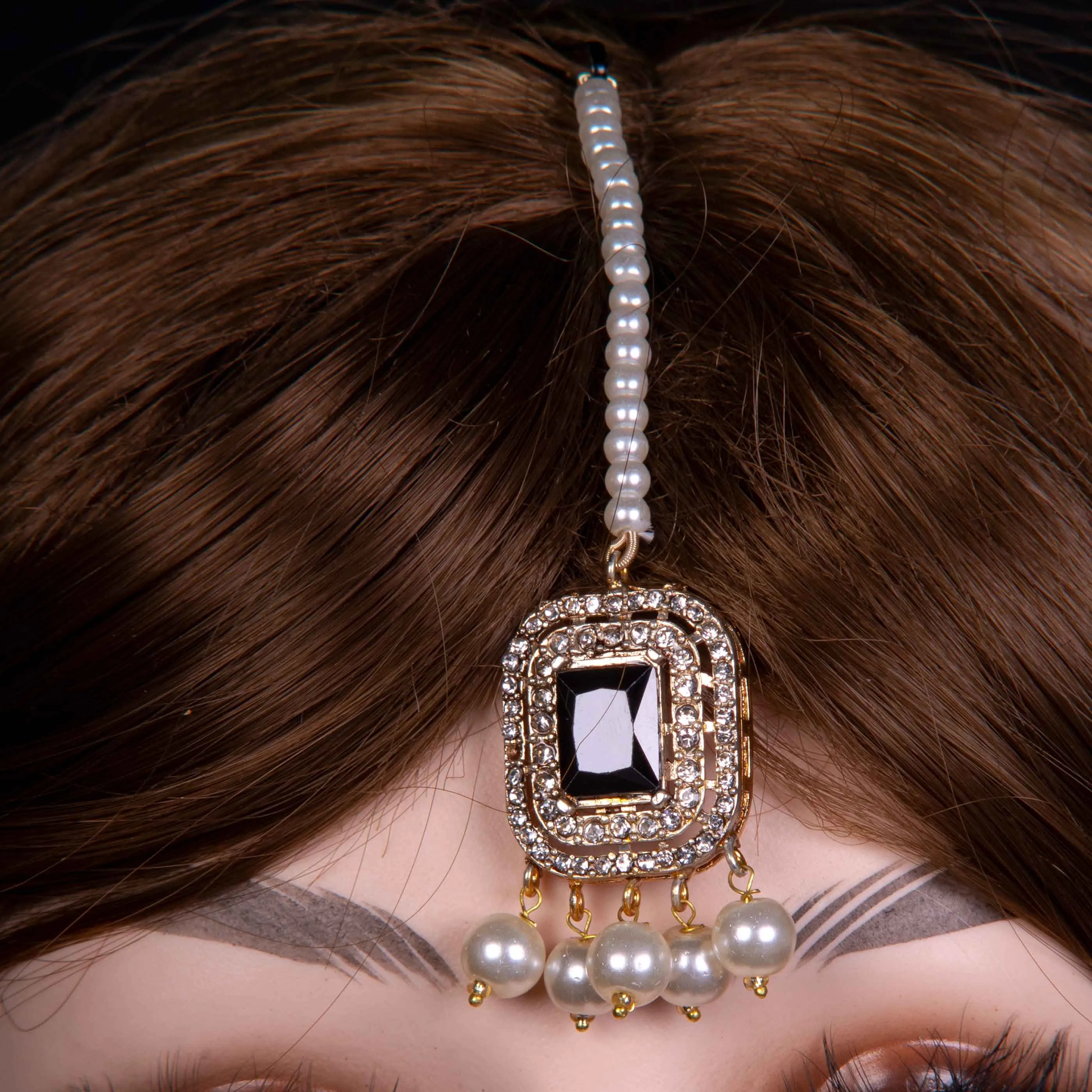 Pearl Choker Necklace Set