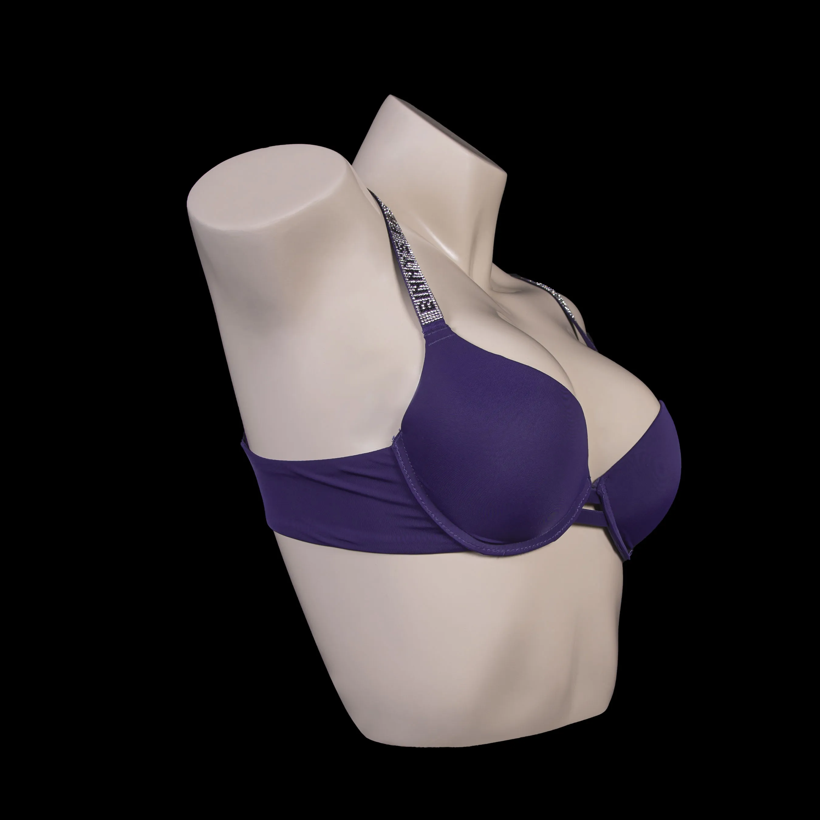 Wired Push Up Glam Strap Bra