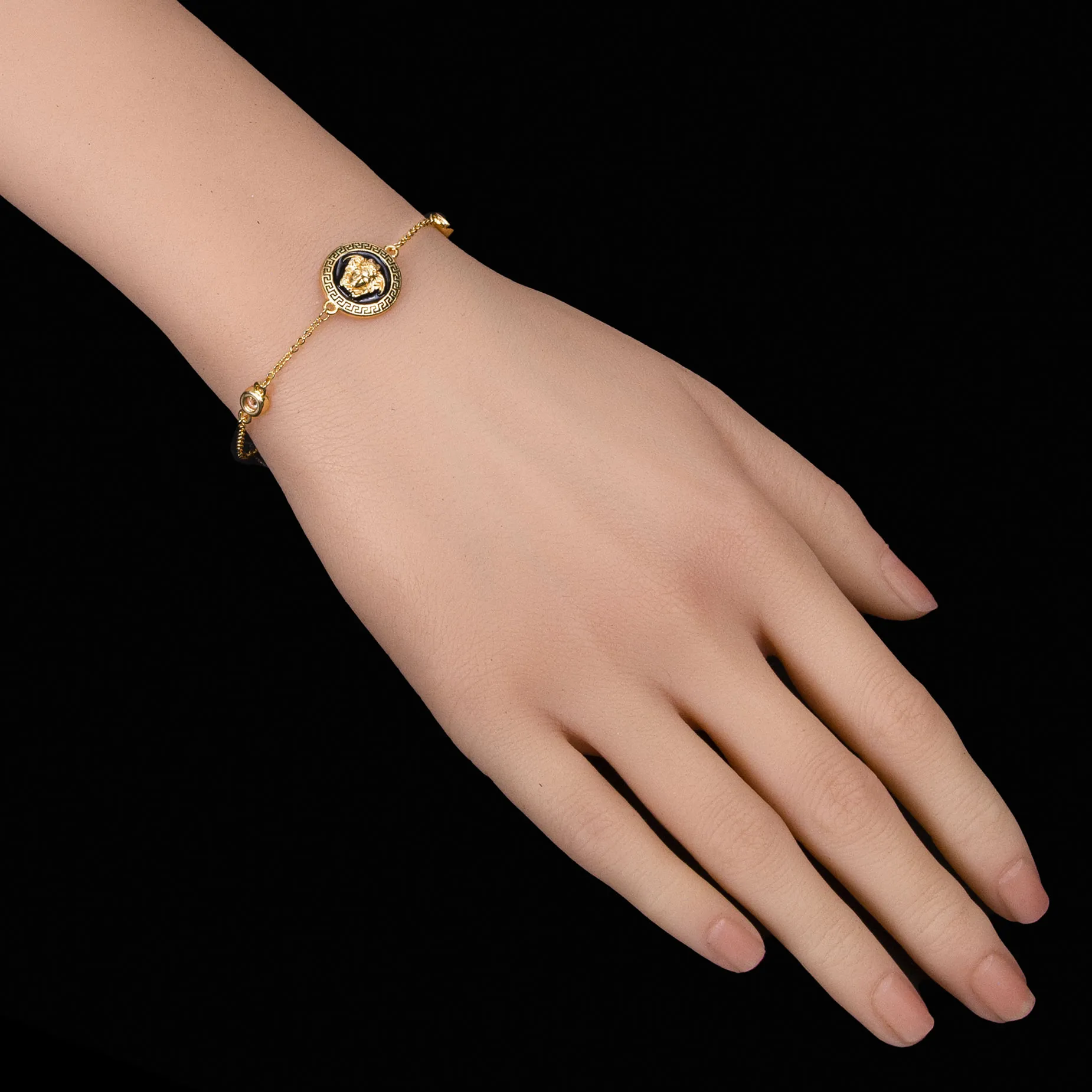 Lion Coin Chain Bracelet