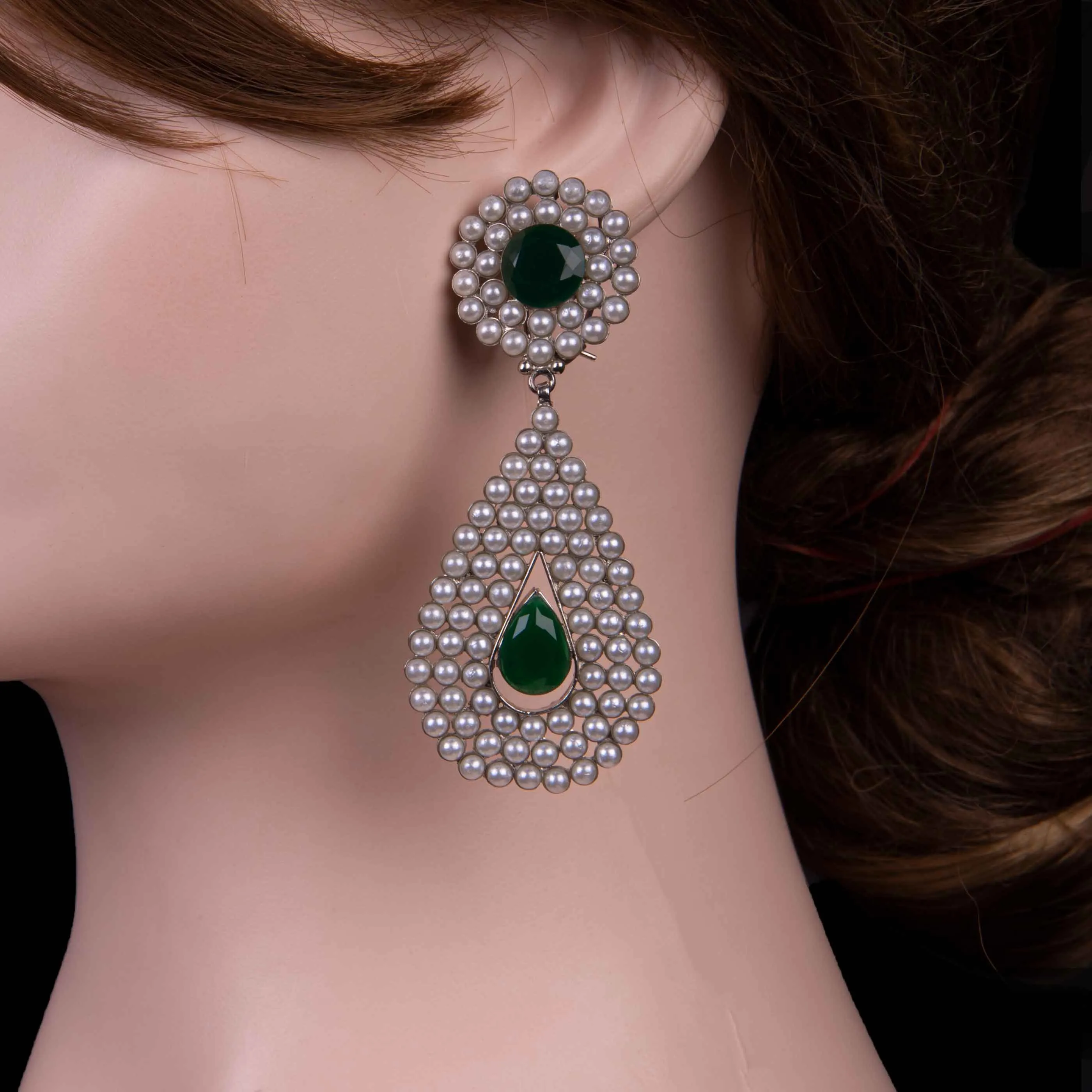 Tear Drop Pearl Earrings