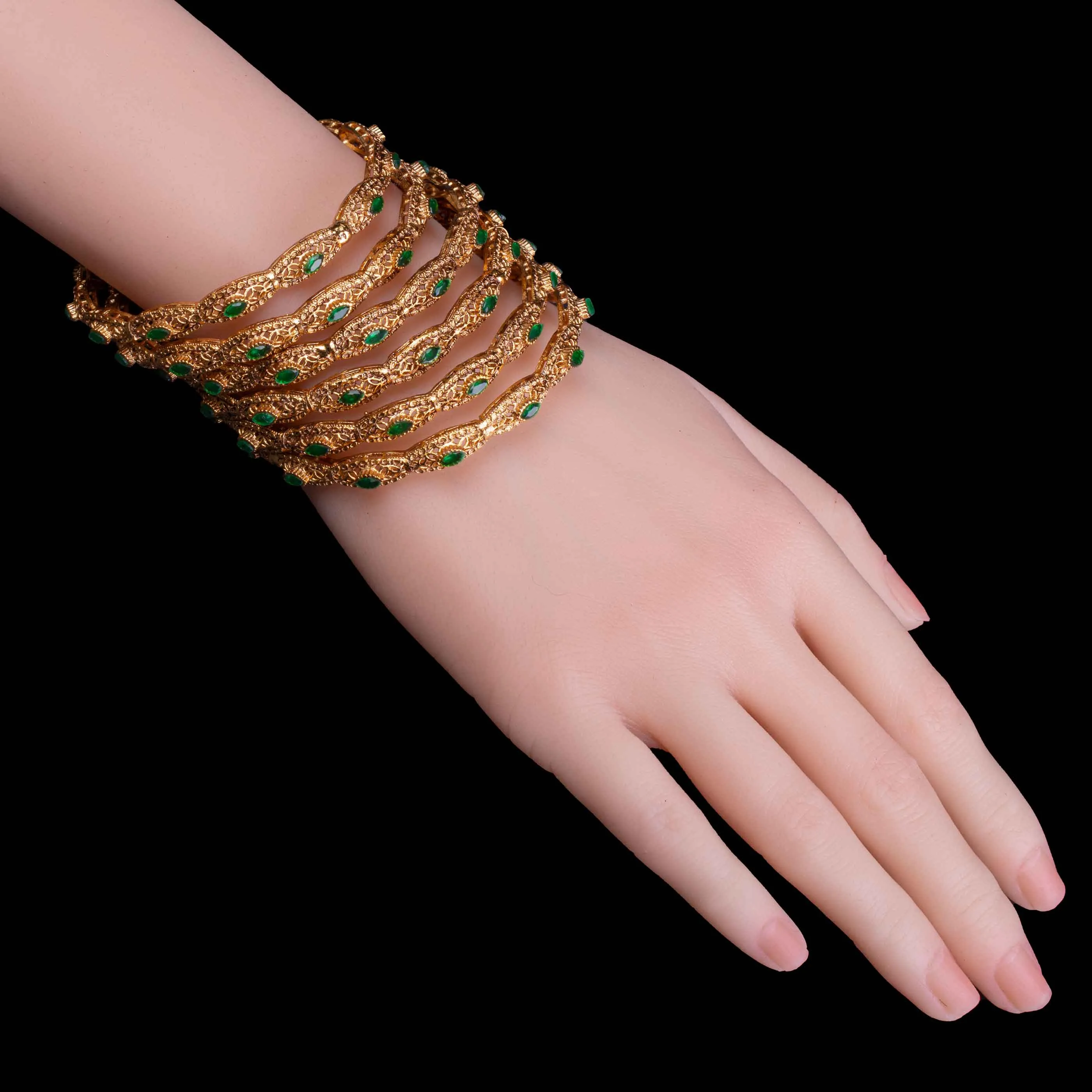 6 Pcs Bridal Bangle Set