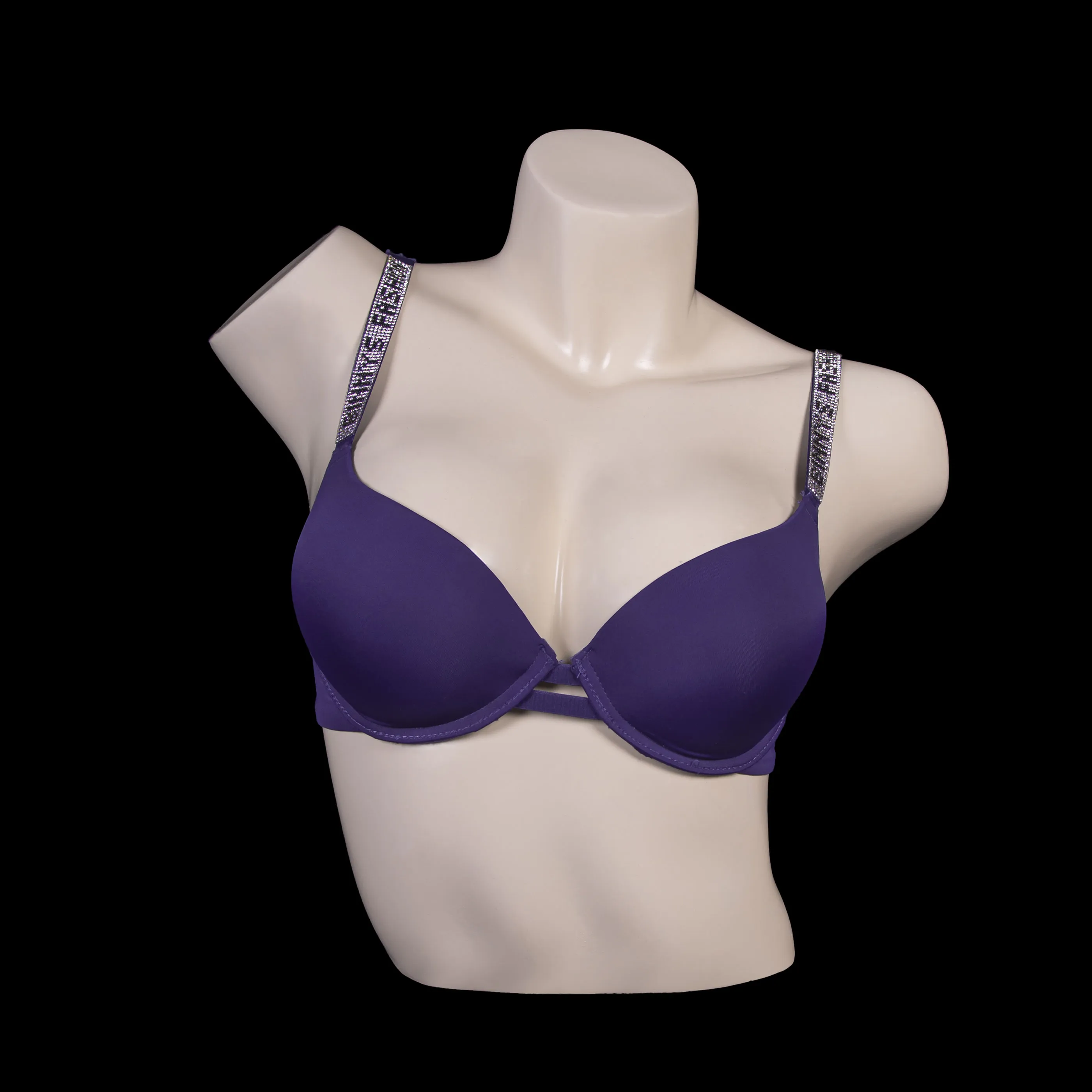 Wired Push Up Glam Strap Bra