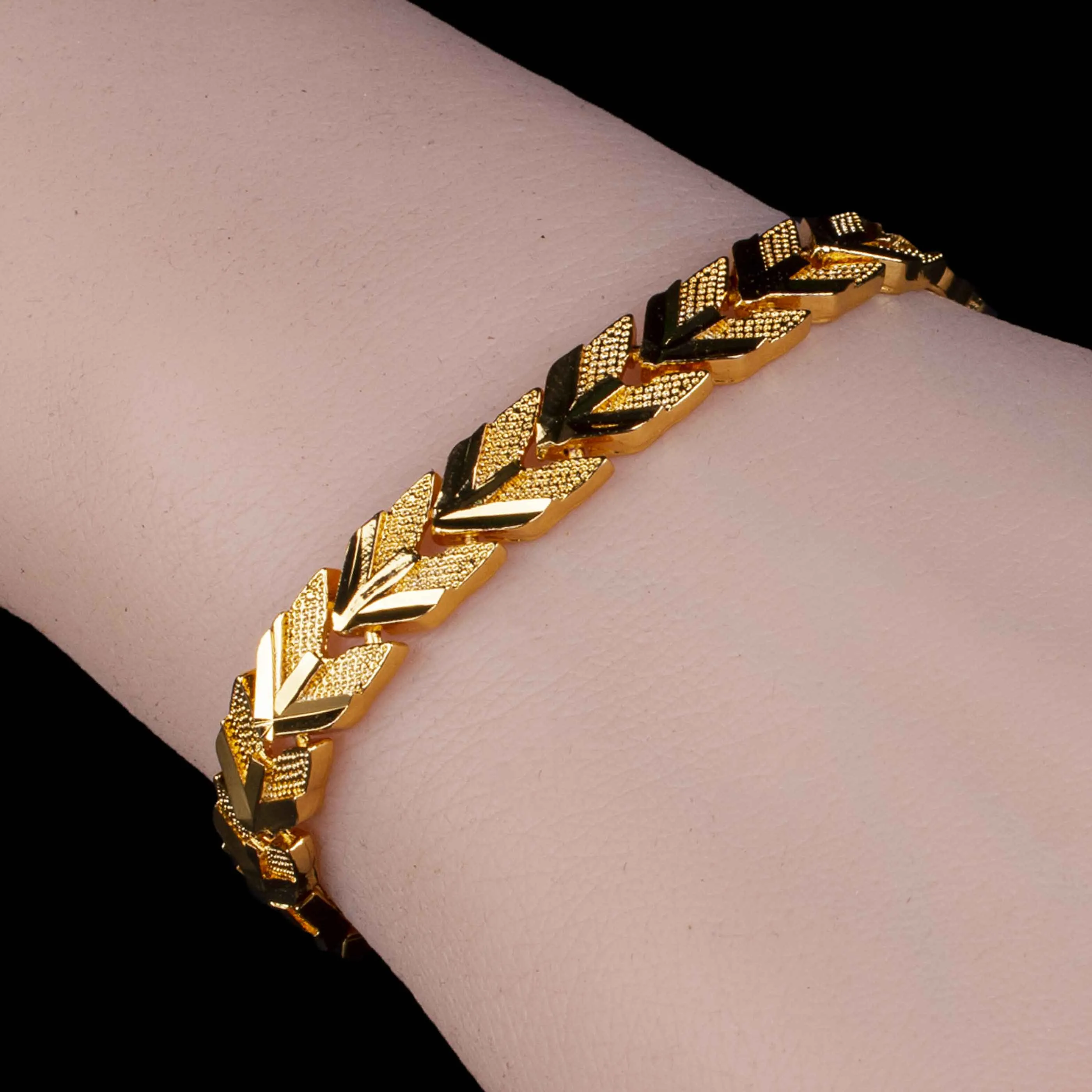 Arrow Shape Golden Bracelet